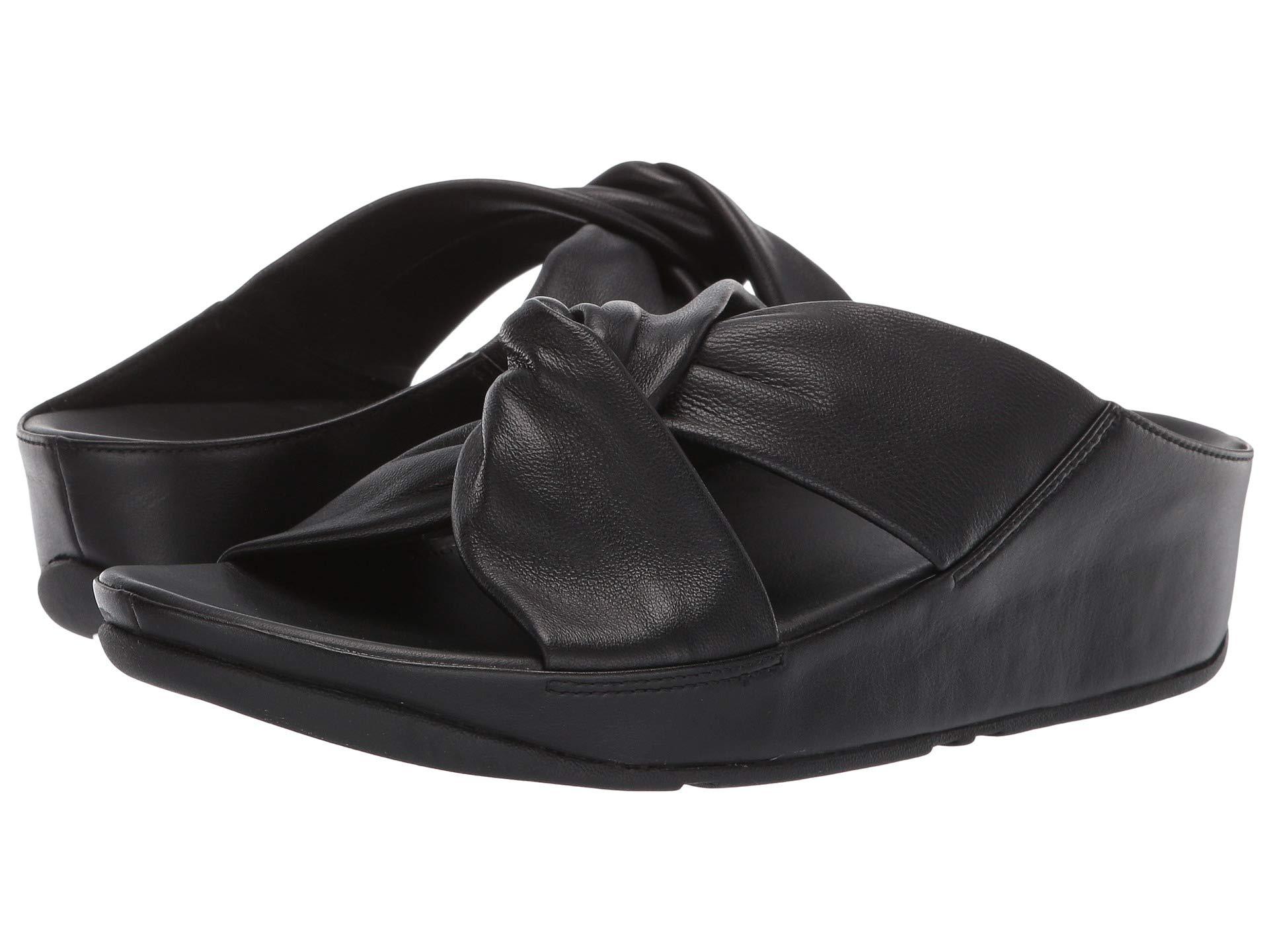 fitflop twiss leather slides