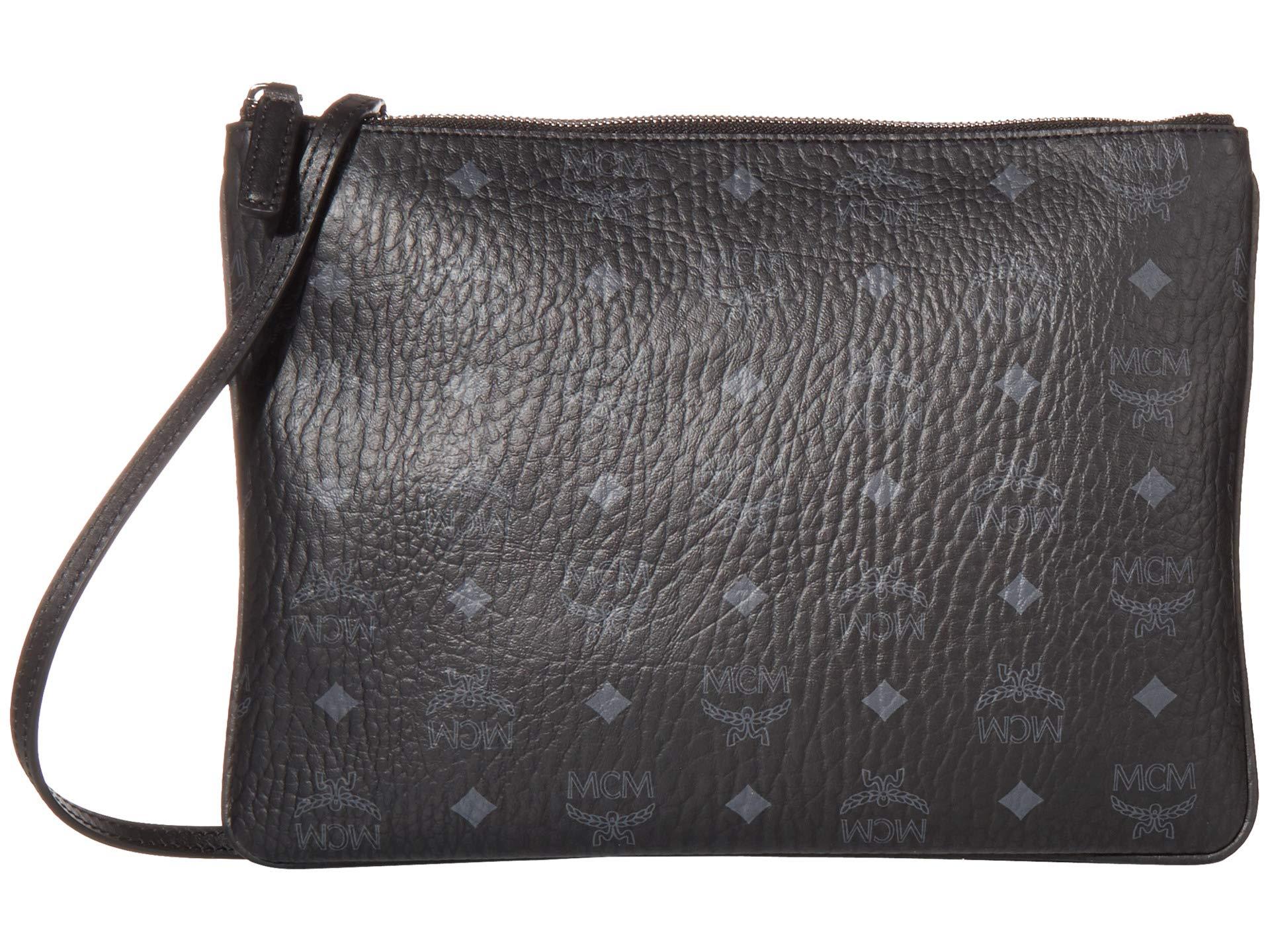 mcm black pouch