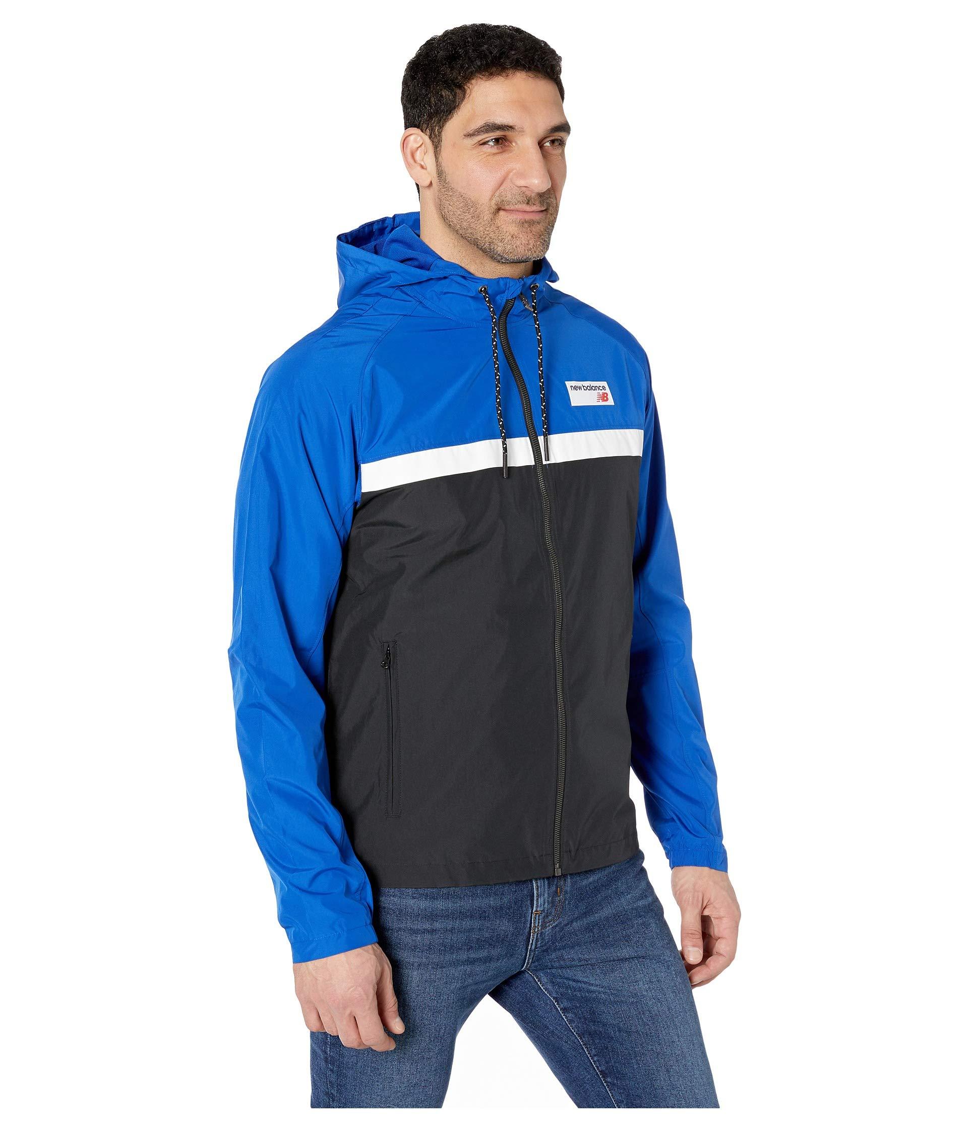 New Balance Synthetic Nb Athletics 78 Jacket (team Royal/black/white) Men's  Coat for Men | Lyst