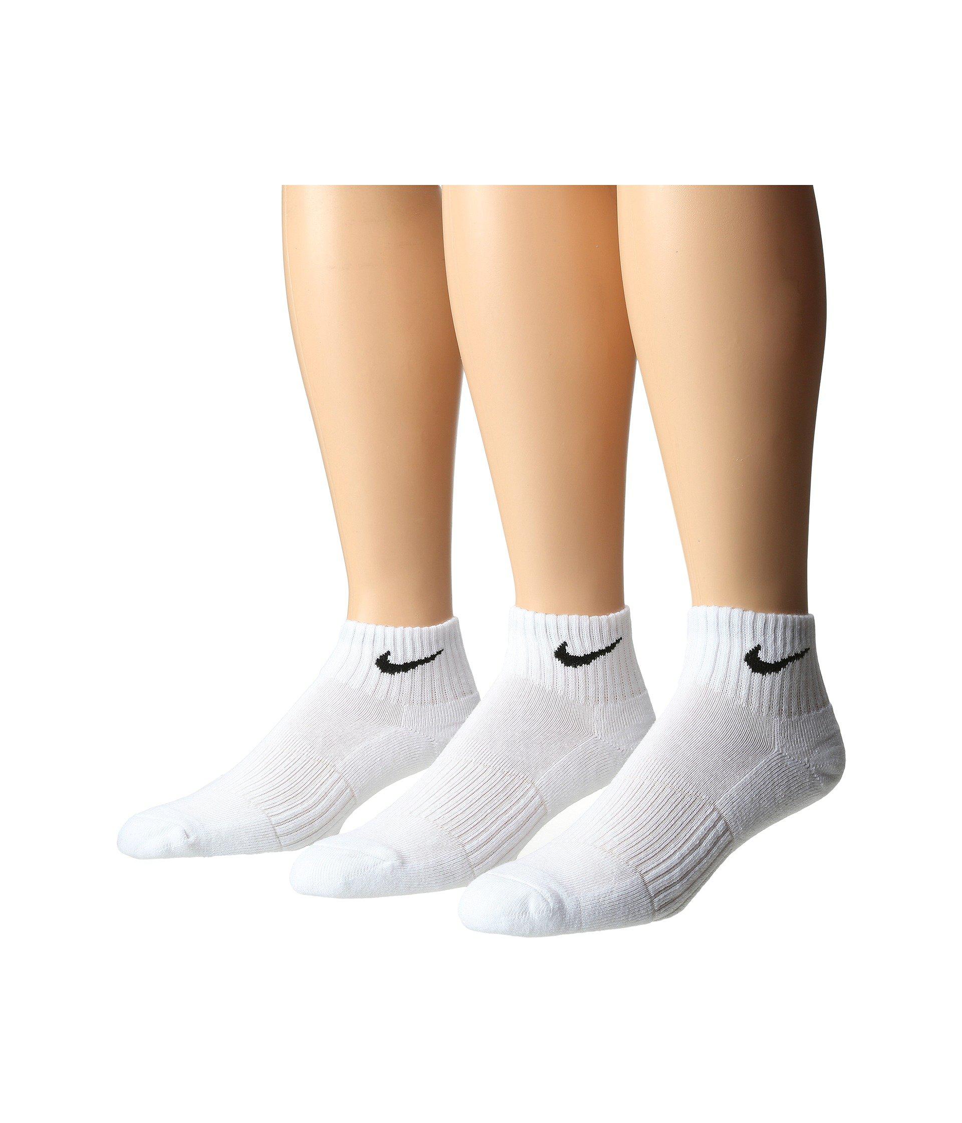 nike socks quarter length