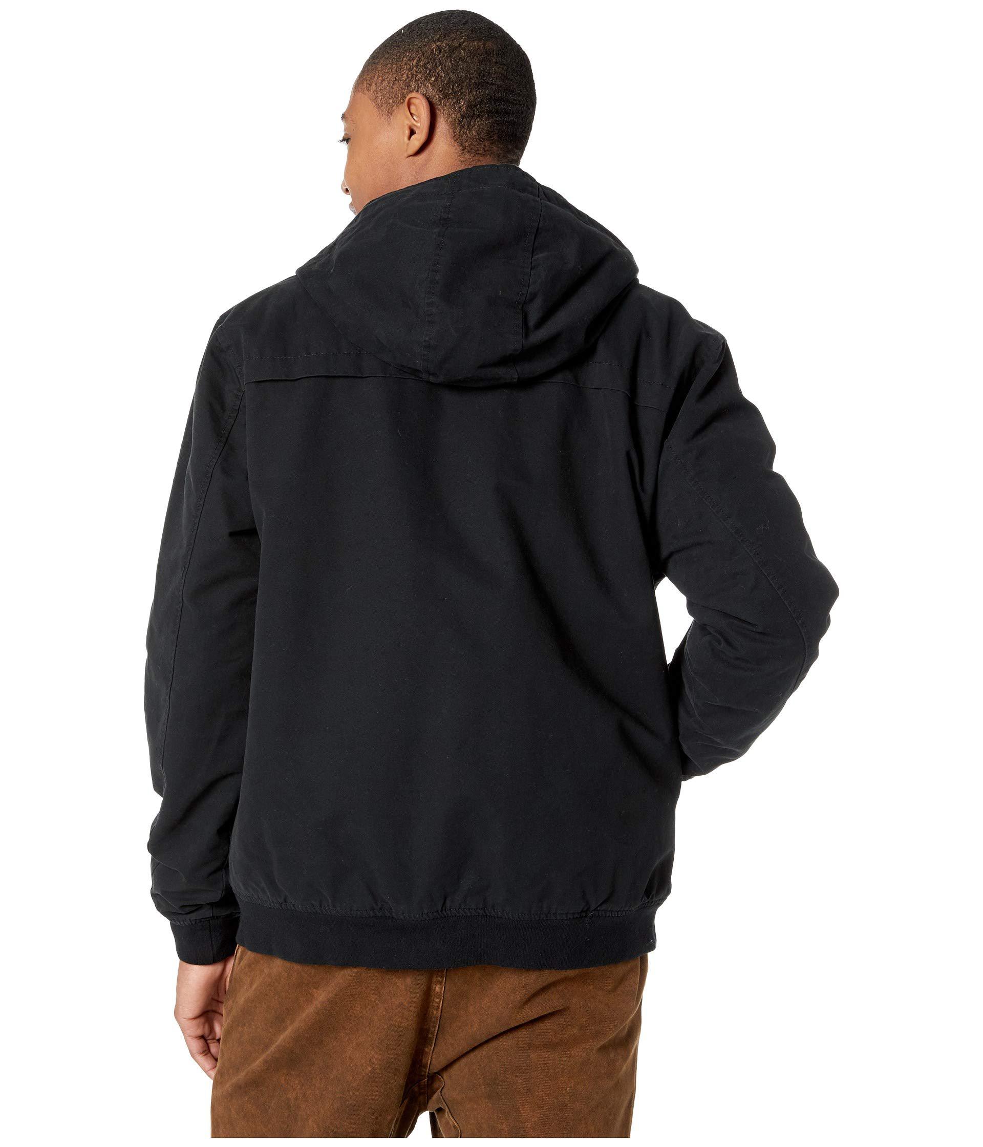 rvca hooded bomber ii jacket