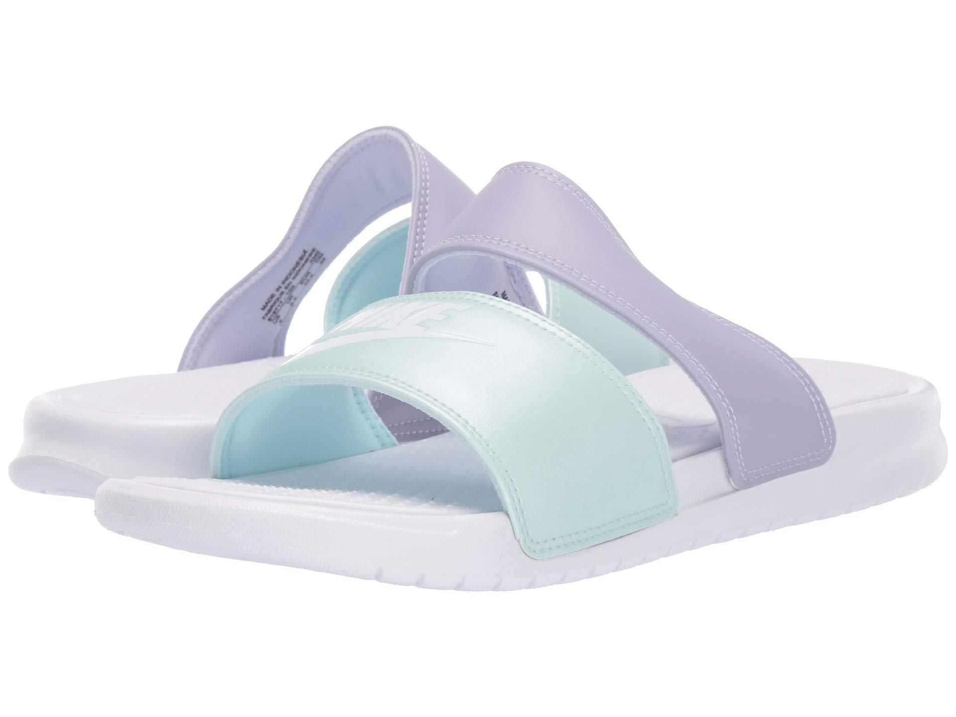 nike benassi duo ultra slide purple