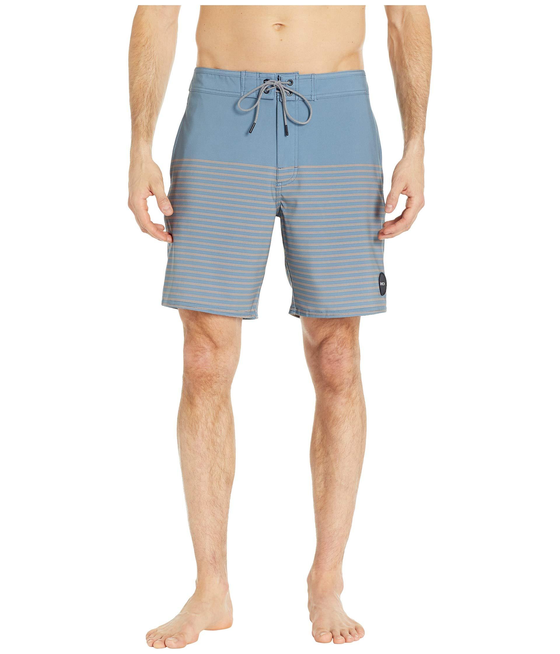 RVCA /"Curren Caples/" Boardshorts Men/'s 18/" Swim Wear Trunk Shorts Black