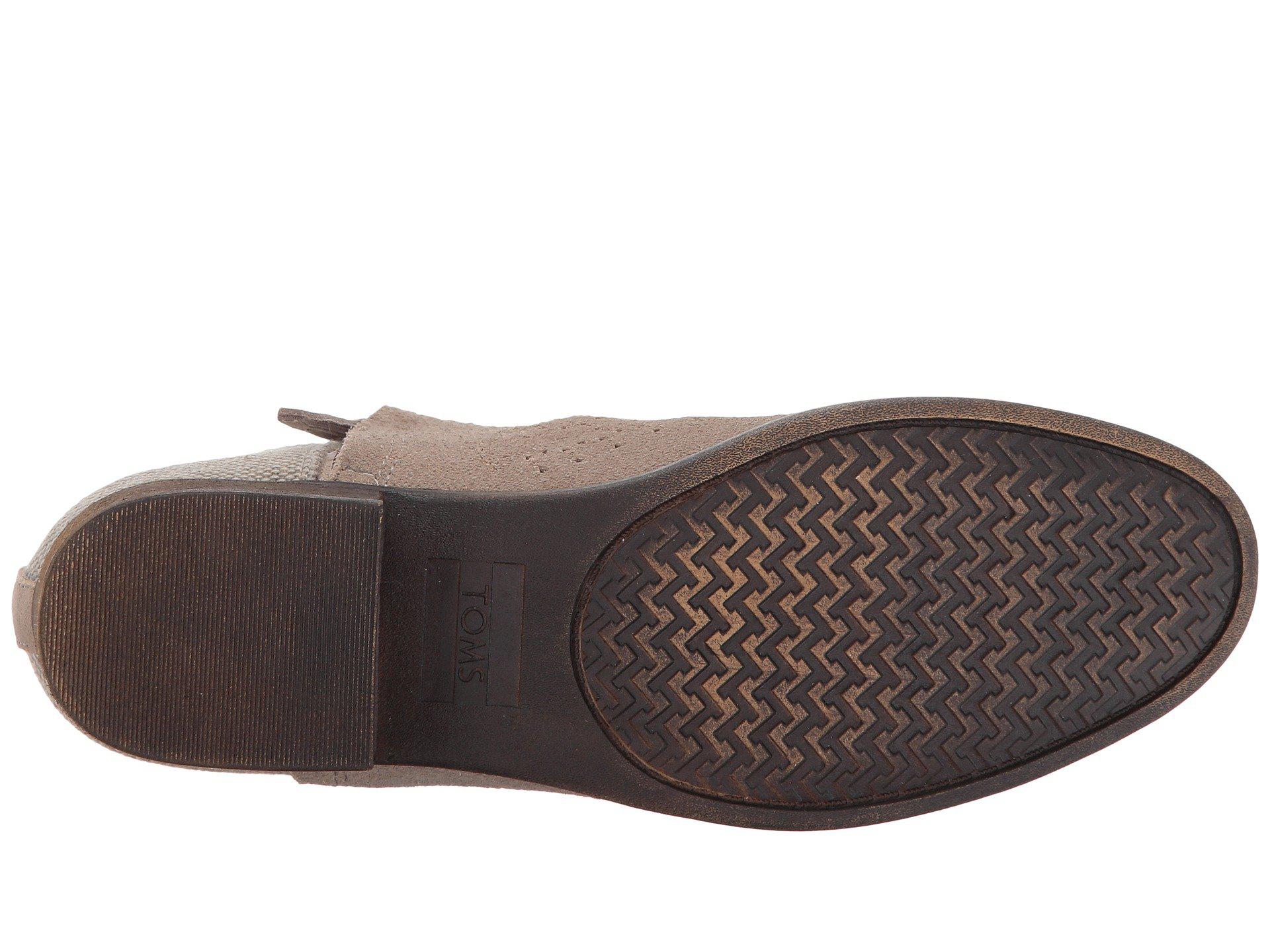 Toms deia booties store perforated