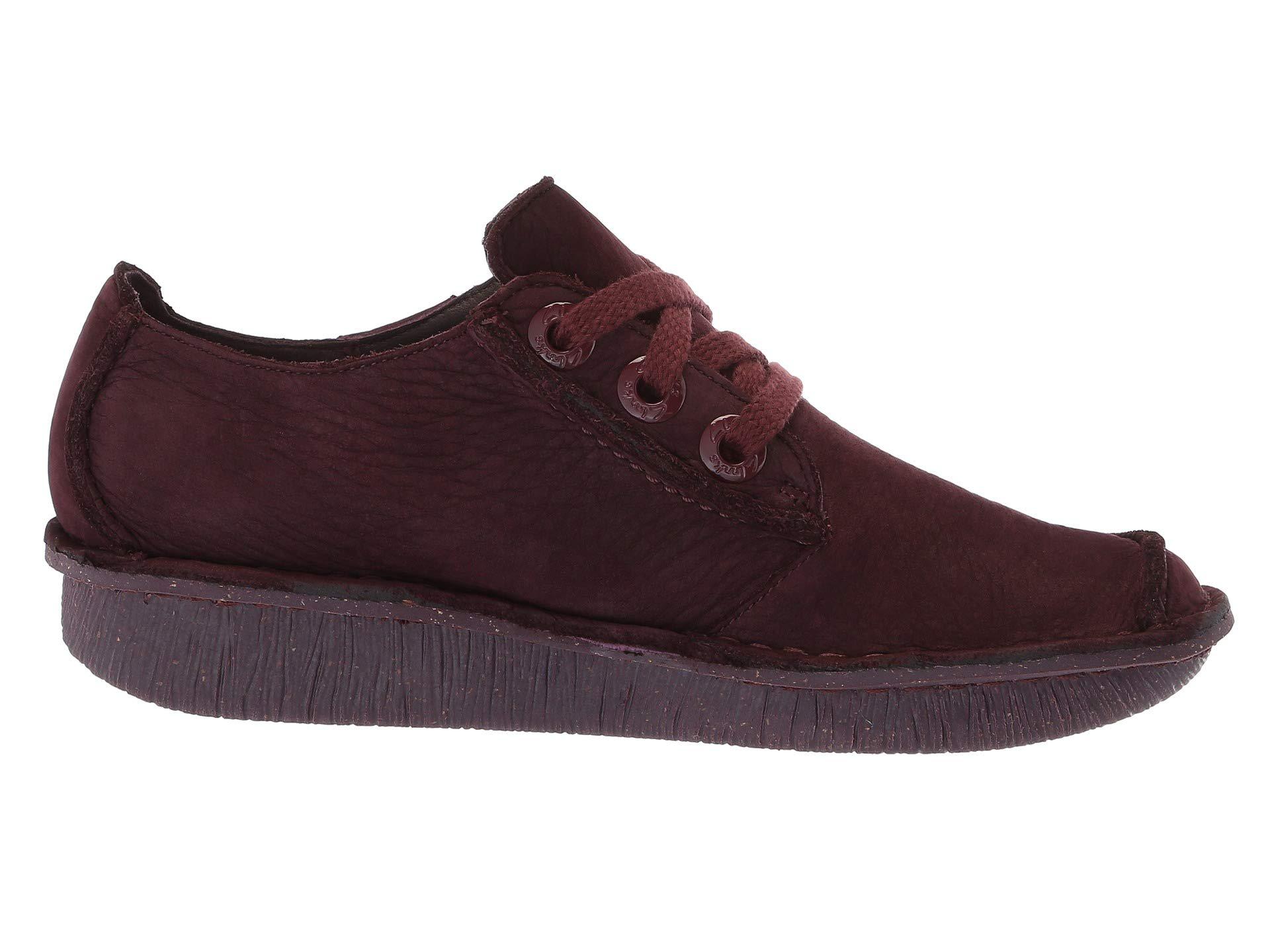 clarks funny dream shoes aubergine