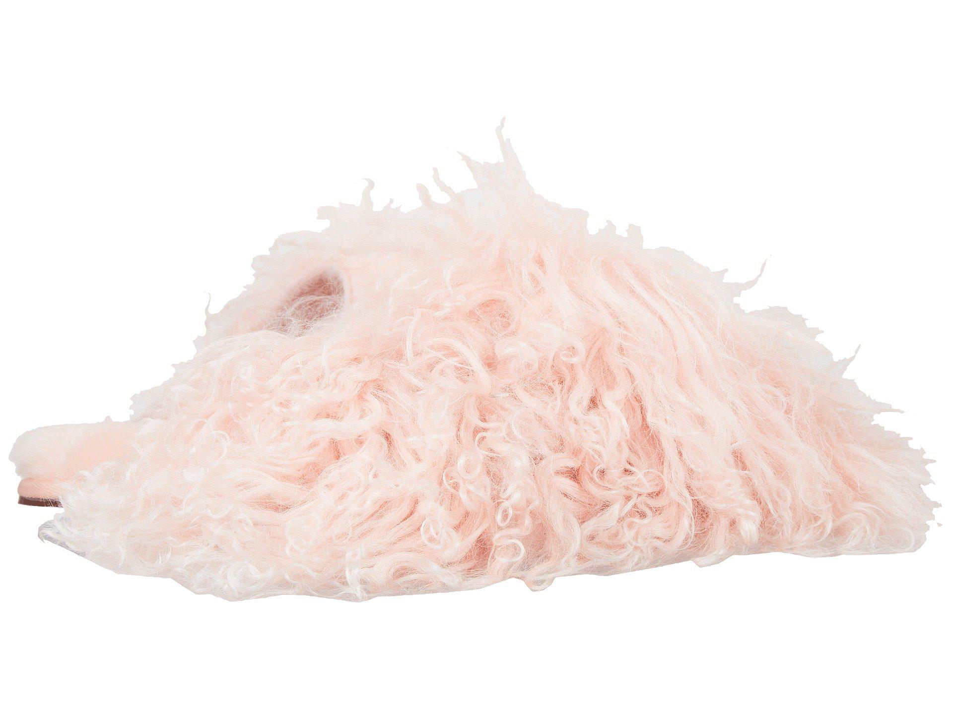 UGG Synthetic Fluff Momma Mongolian Clog in Tropical Peach (Pink) - Lyst