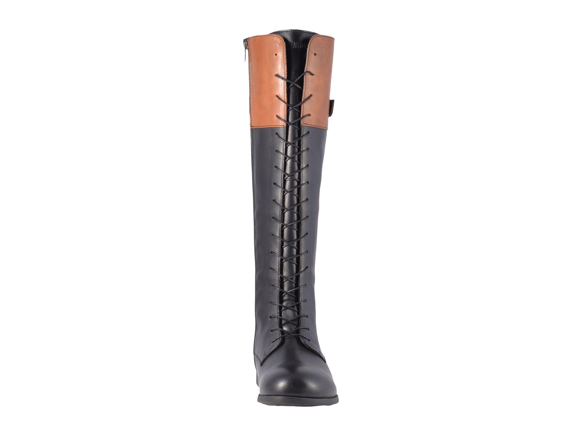 Birkenstock Leather S Longford Riding Boot Black/camel Size 40 Eu (9-9.5 M  Us ) | Lyst