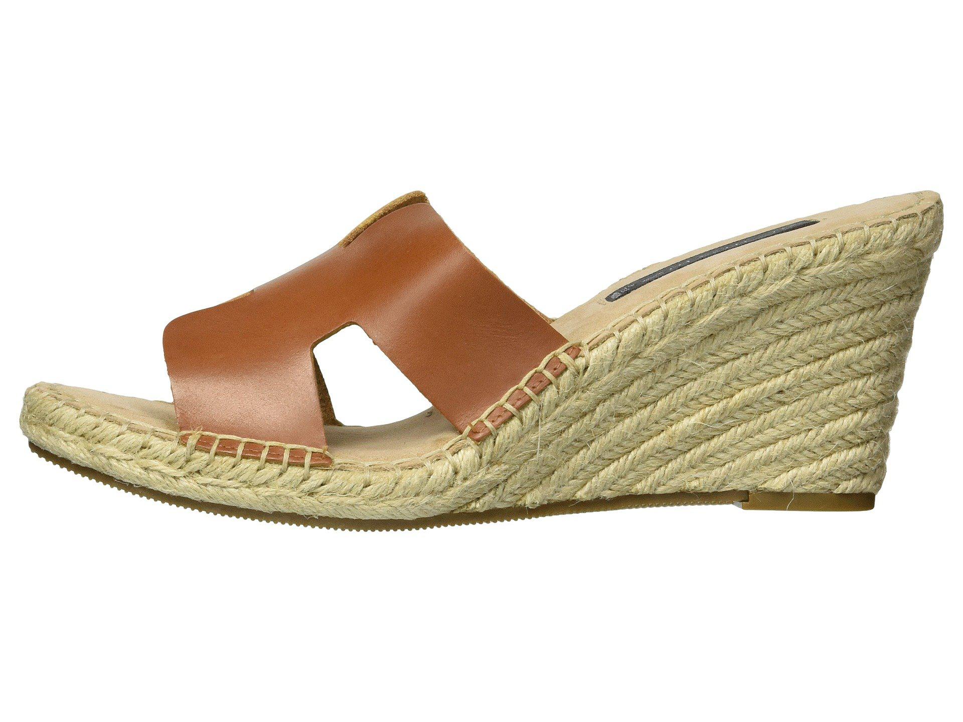 steve madden eryk wedge cognac