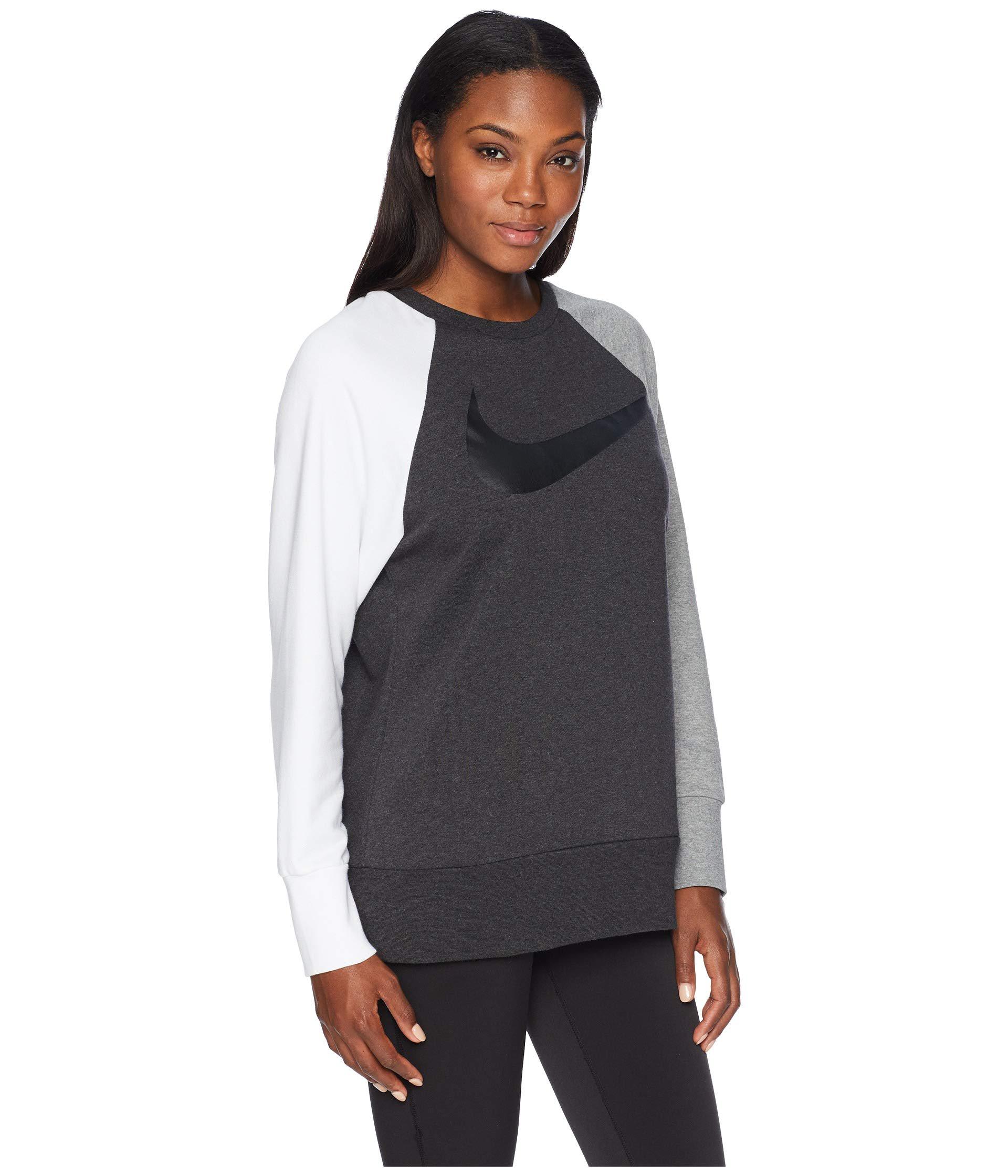 nike dry women's swoosh crew sweatshirt