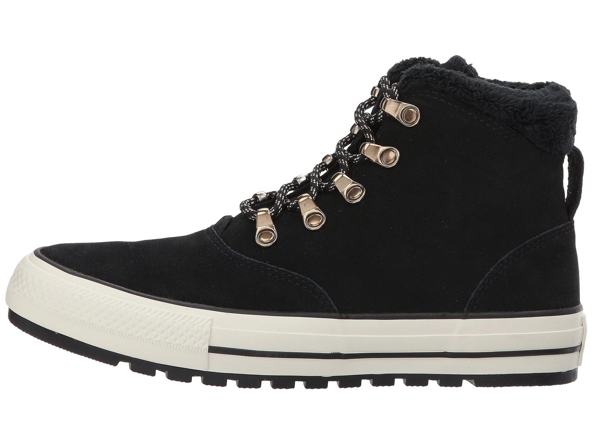 chuck taylor all star ember boot suede and faux fur high top