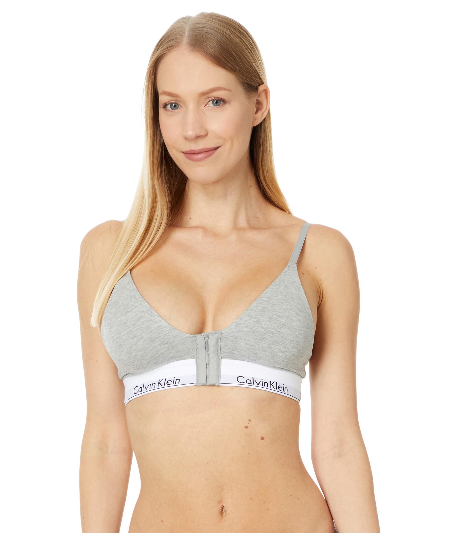 Calvin Klein Modern Cotton Lightly Lined Triangle Recovery Bra in