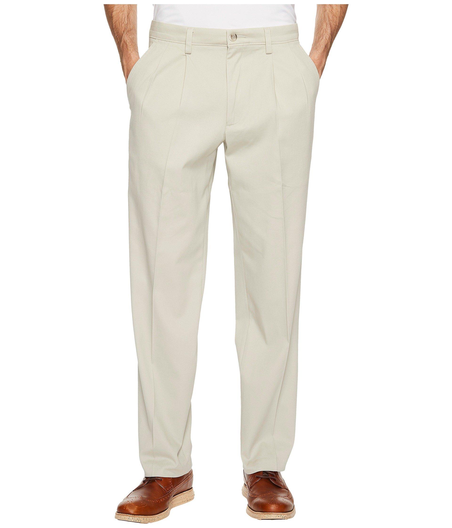 Dockers Cotton Easy Khaki D3 Classic Fit Pleated Pants in White for Men ...