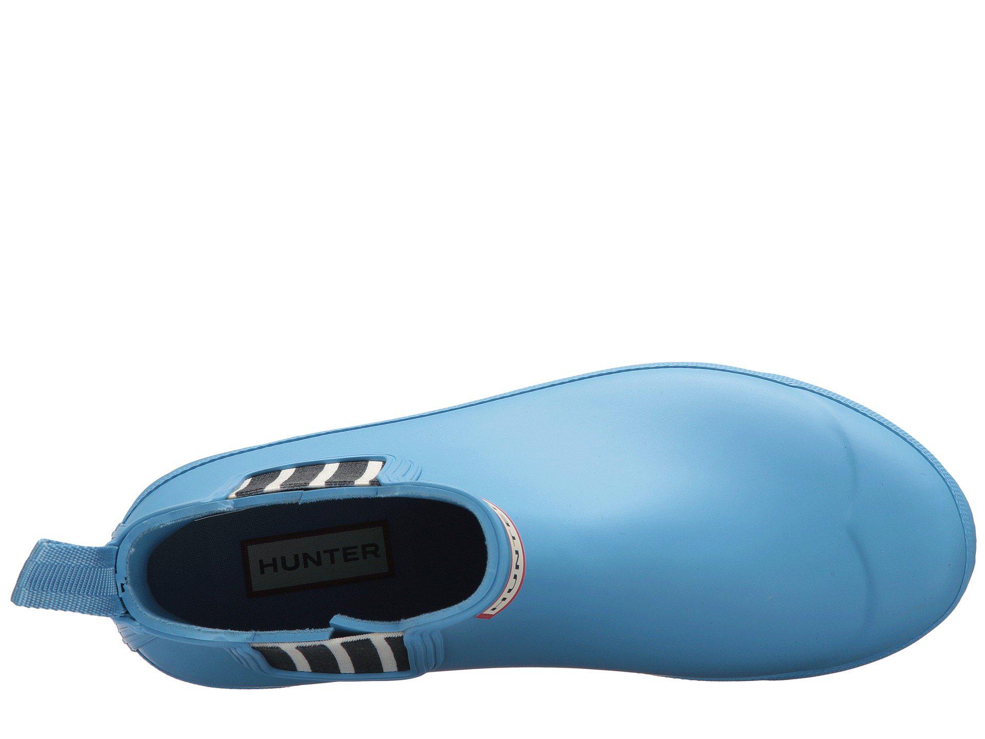 hunter garden stripe chelsea boots