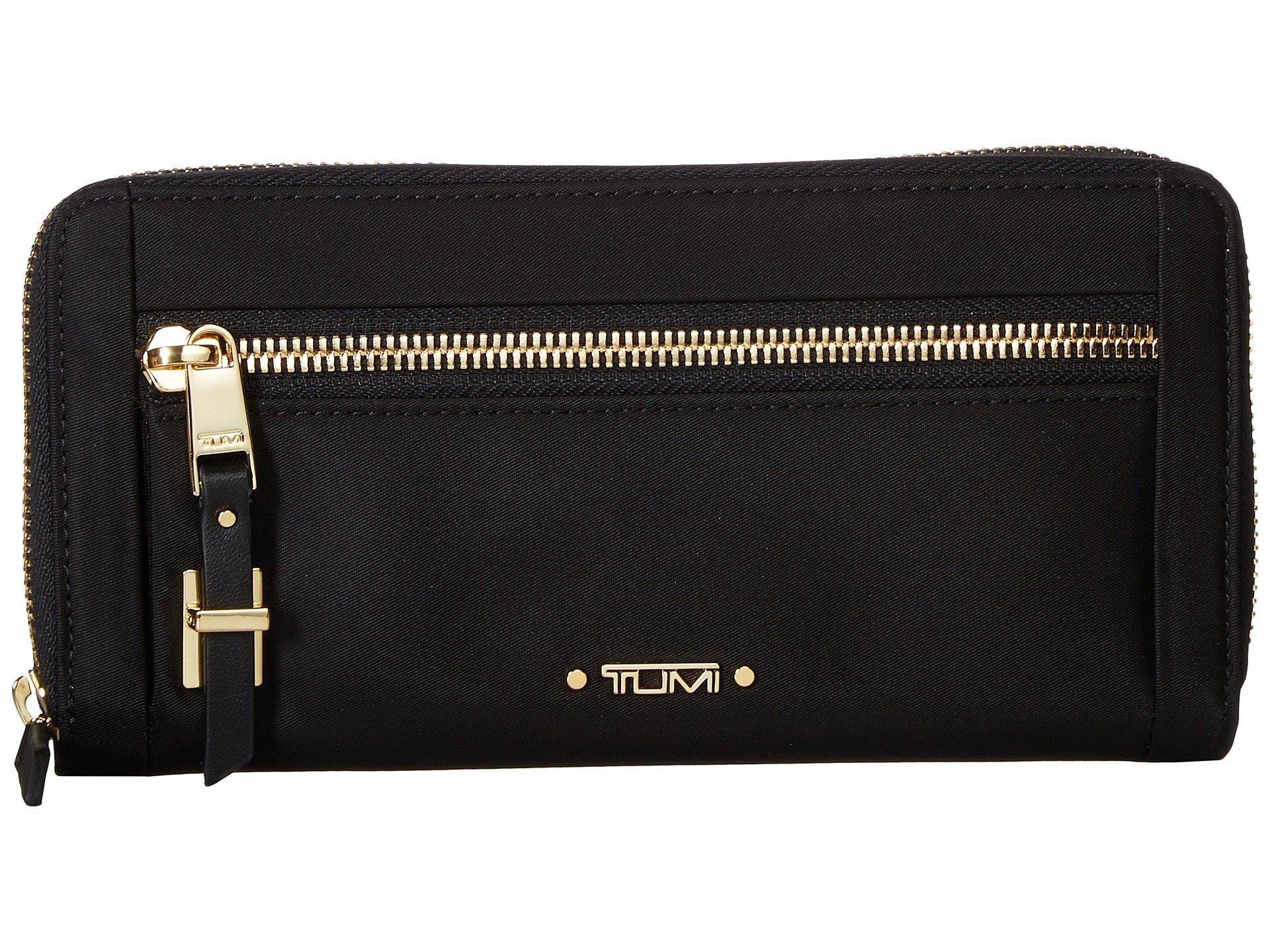 Tumi Synthetic Ziparound Continental Wallet in Black Save 13 Lyst
