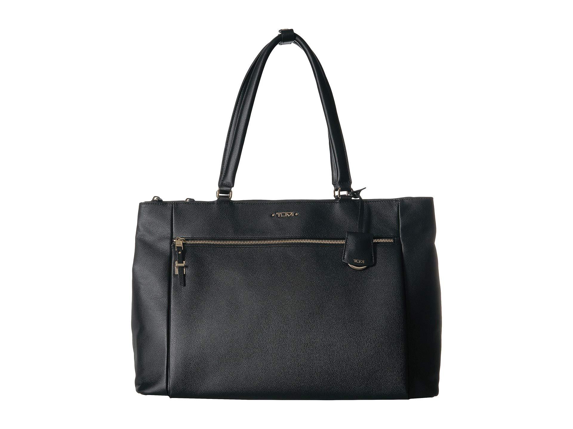 Tumi Synthetic Voyageur Sheryl Leather Business Tote in Black - Lyst
