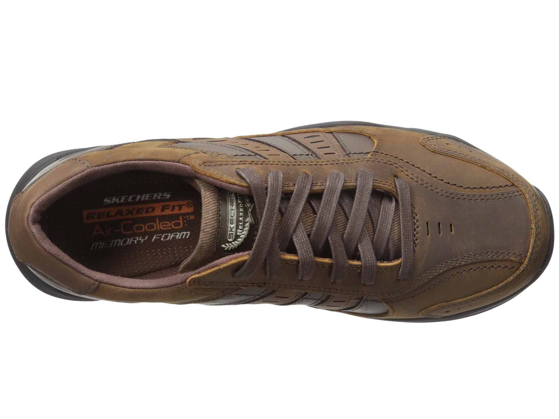 popurrí Simpático traje Skechers Classic Fit Larson - Nerick (dark Brown Leather) Lace Up Casual  Shoes for Men | Lyst