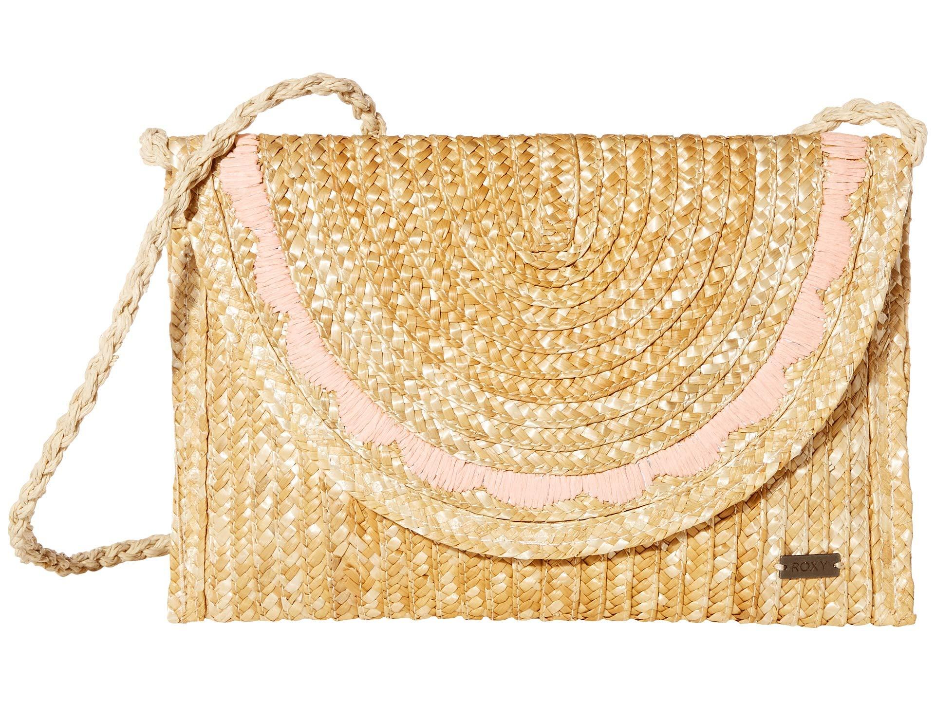 small straw shoulder bag