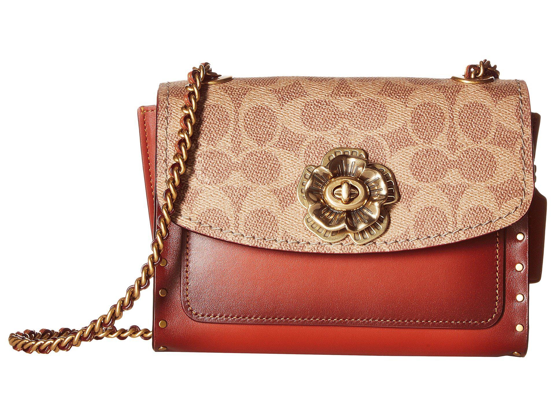 coach parker 18 signature crossbody