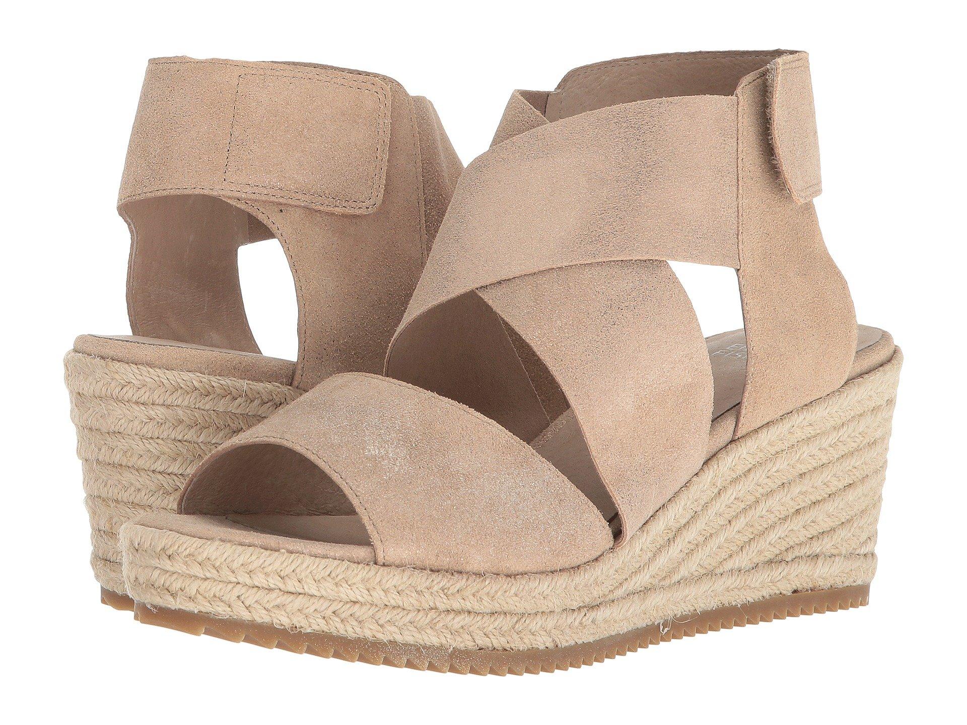 Eileen Fisher Leather Willow 3 in Gold (Metallic) - Lyst