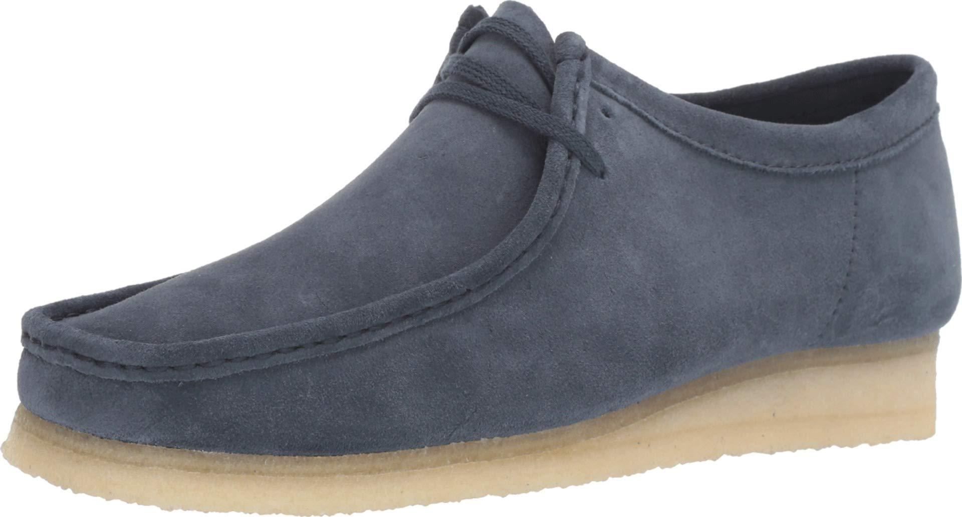 Clarks Leather Wallabee in Navy (Blue) for Men | Lyst