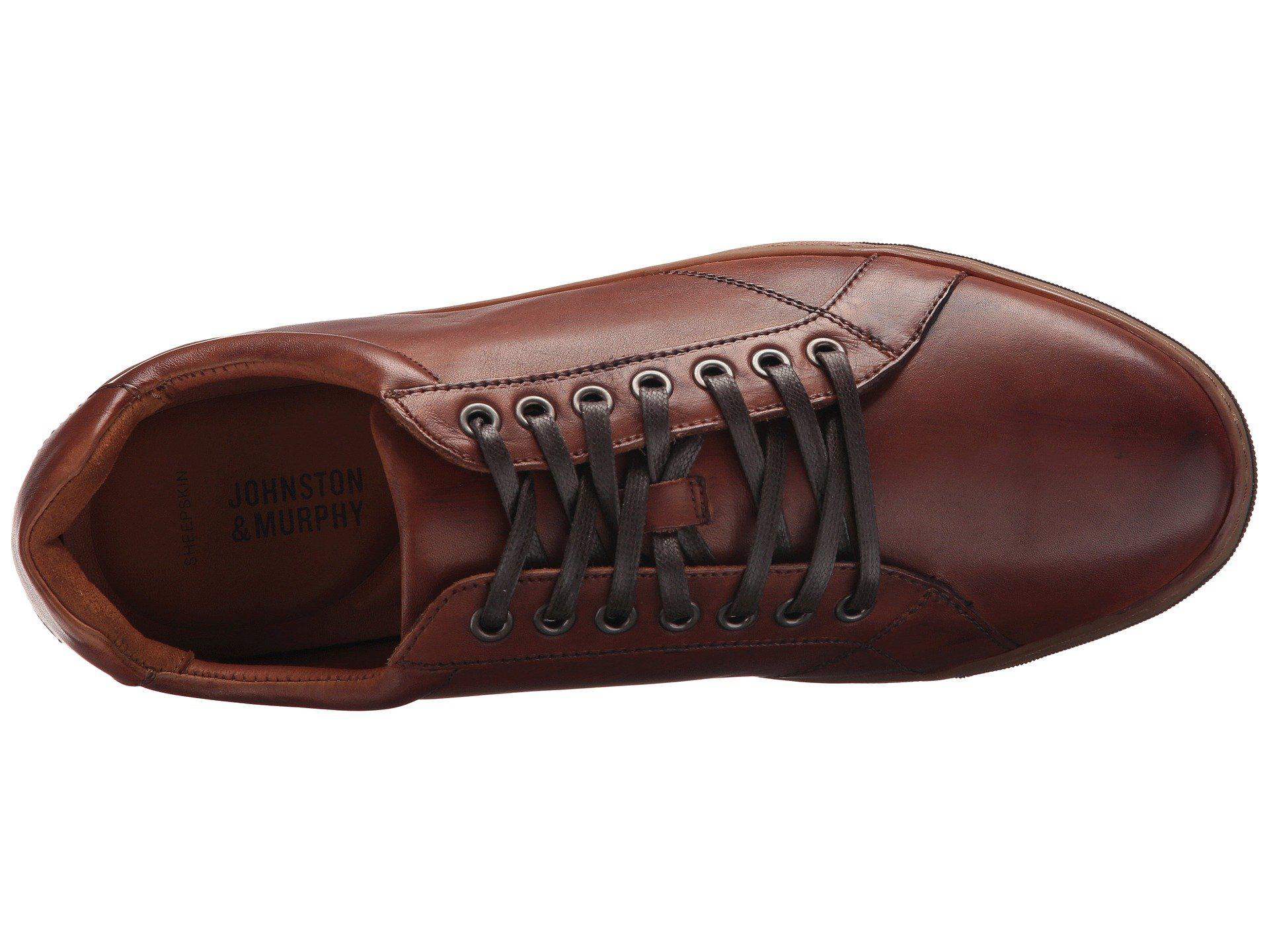 johnston & murphy fenton casual dress lace to toe sneaker