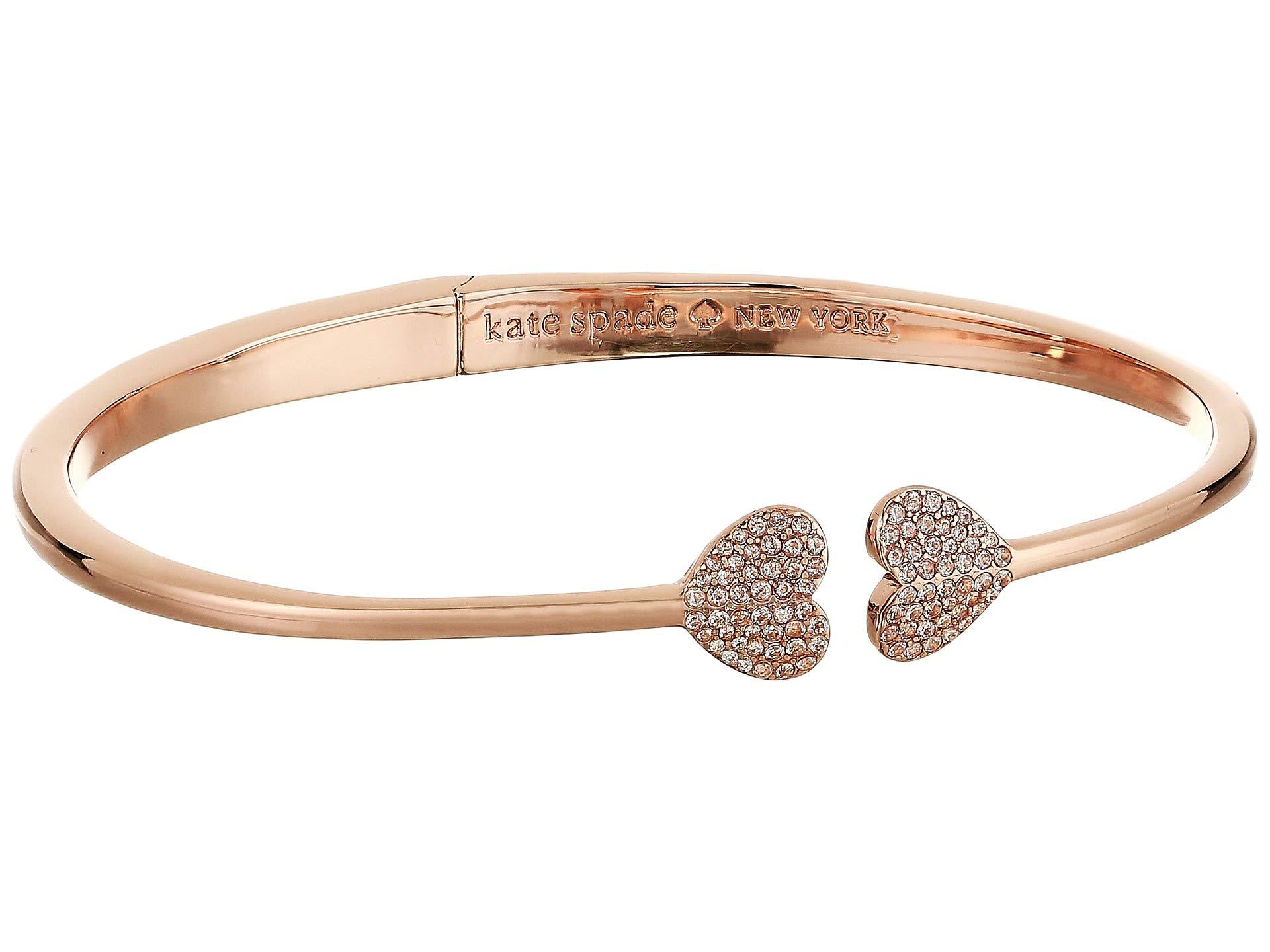 Kate spade rose gold heart bracelet top
