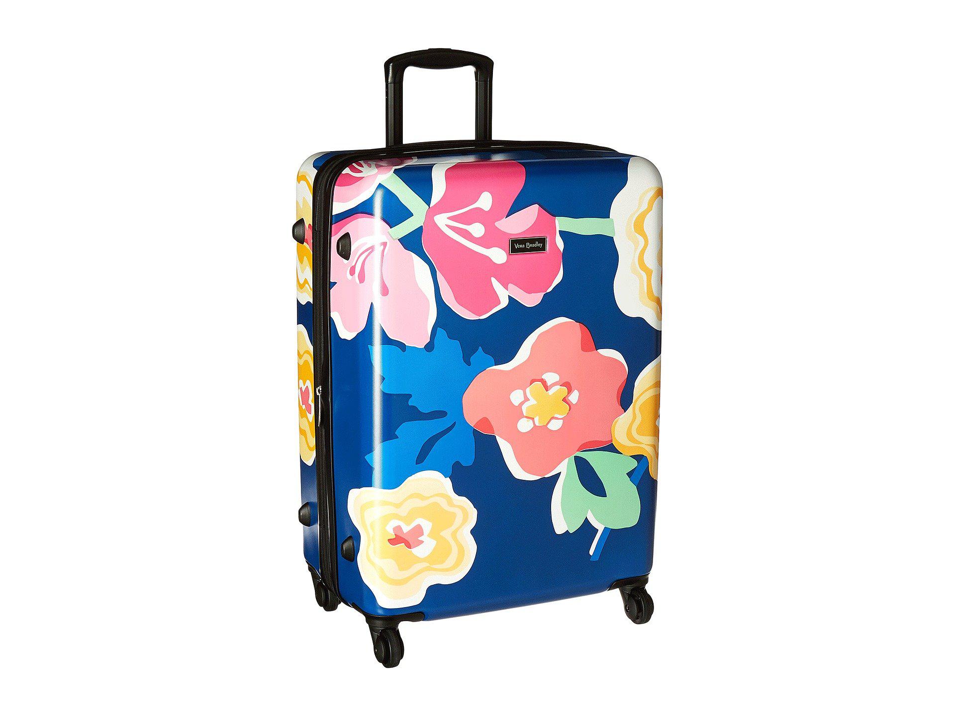 Vera Bradley Luggage Large Hardside Spinner in Blue | Lyst