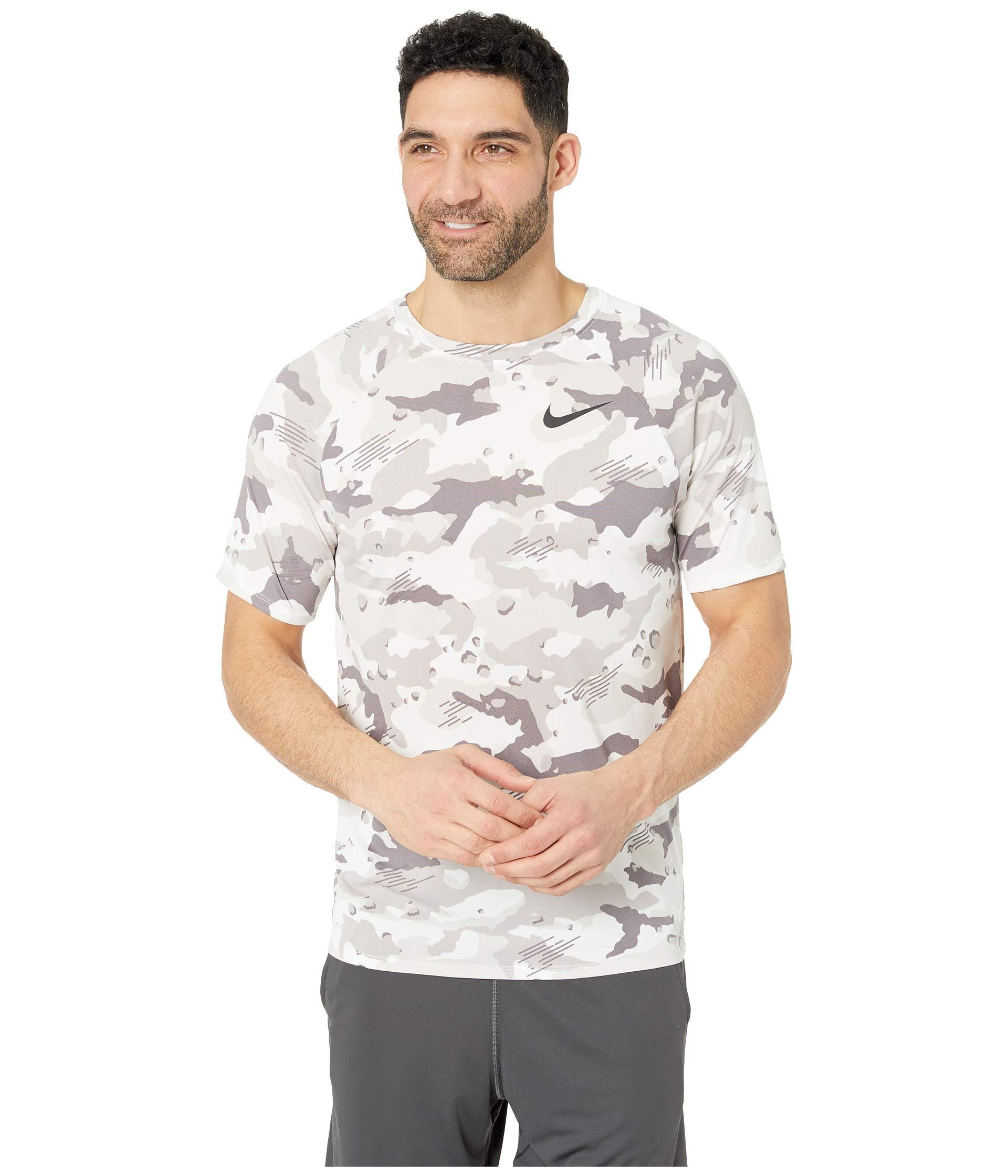 Nike Dry Legend Tee Camo All Over Print in White for Men | Lyst