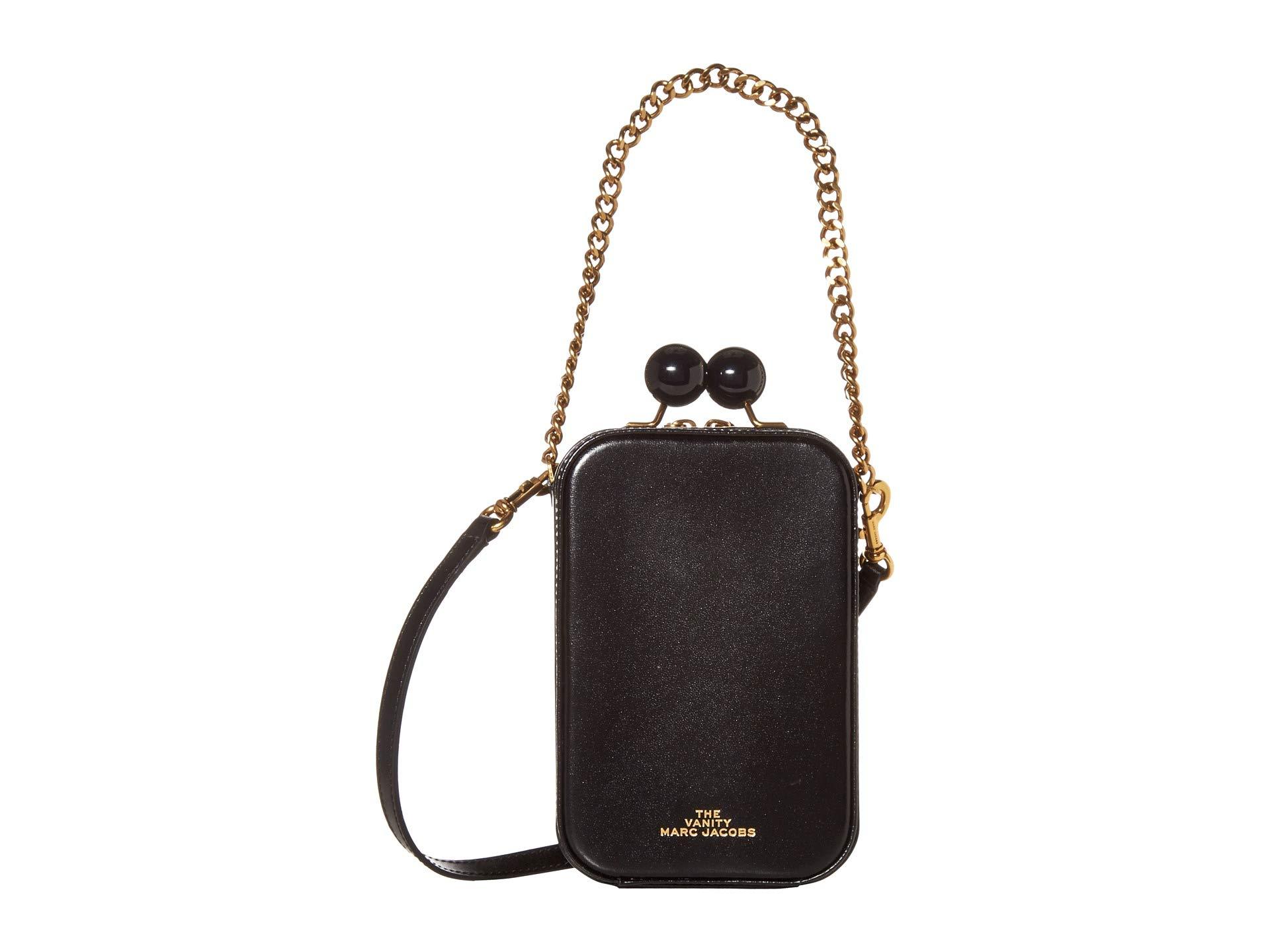 Marc Jacobs Leather The Vanity Bag in Black Save 57 Lyst