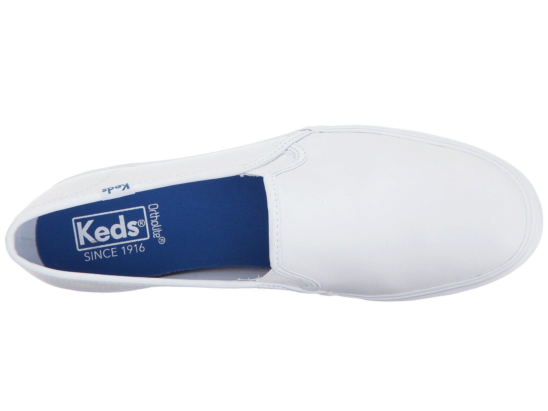 triple decker leather keds