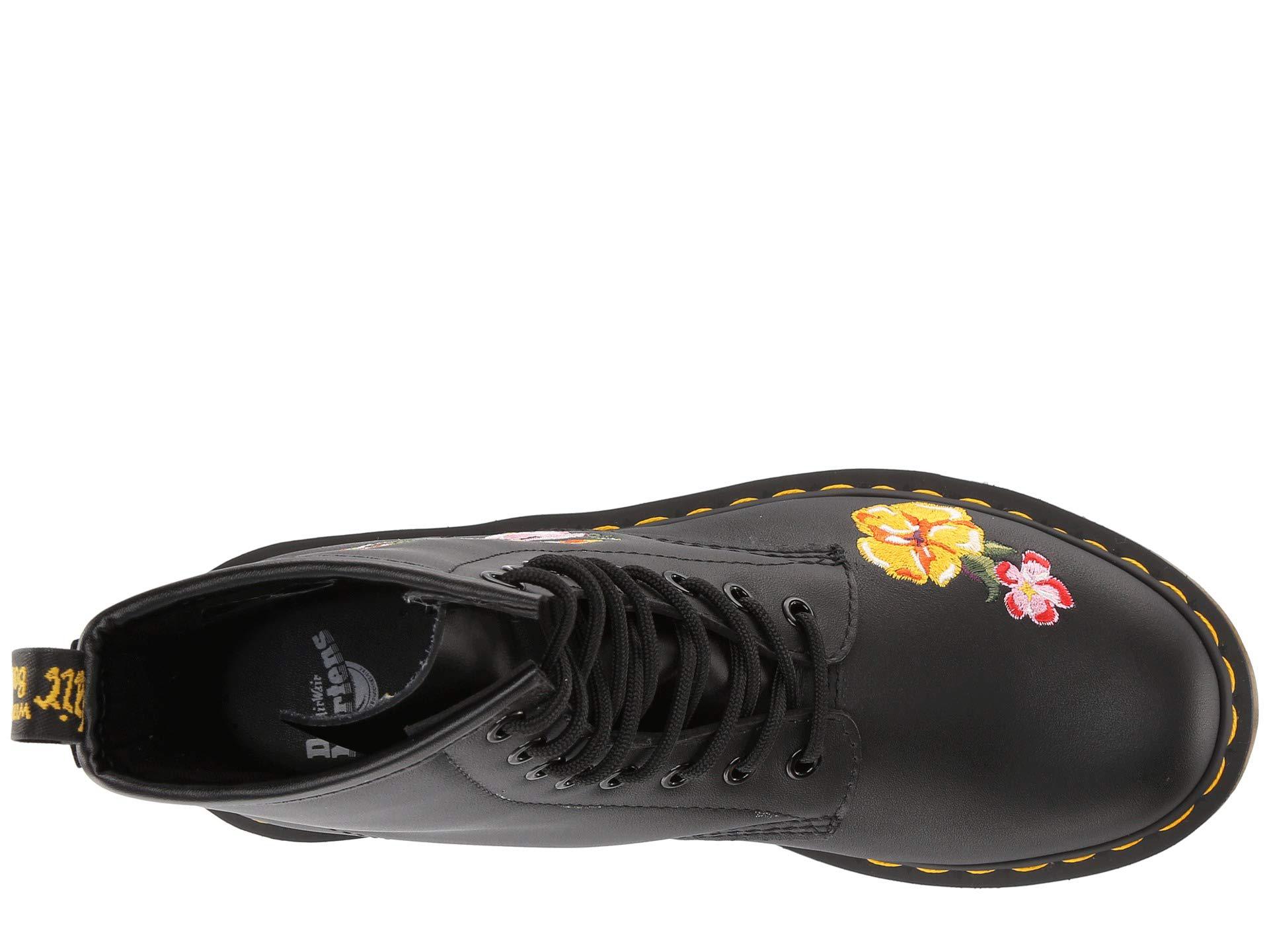 Dr. Martens 1460 Finda Ii Floral Embroidery Combat Boots in Black | Lyst