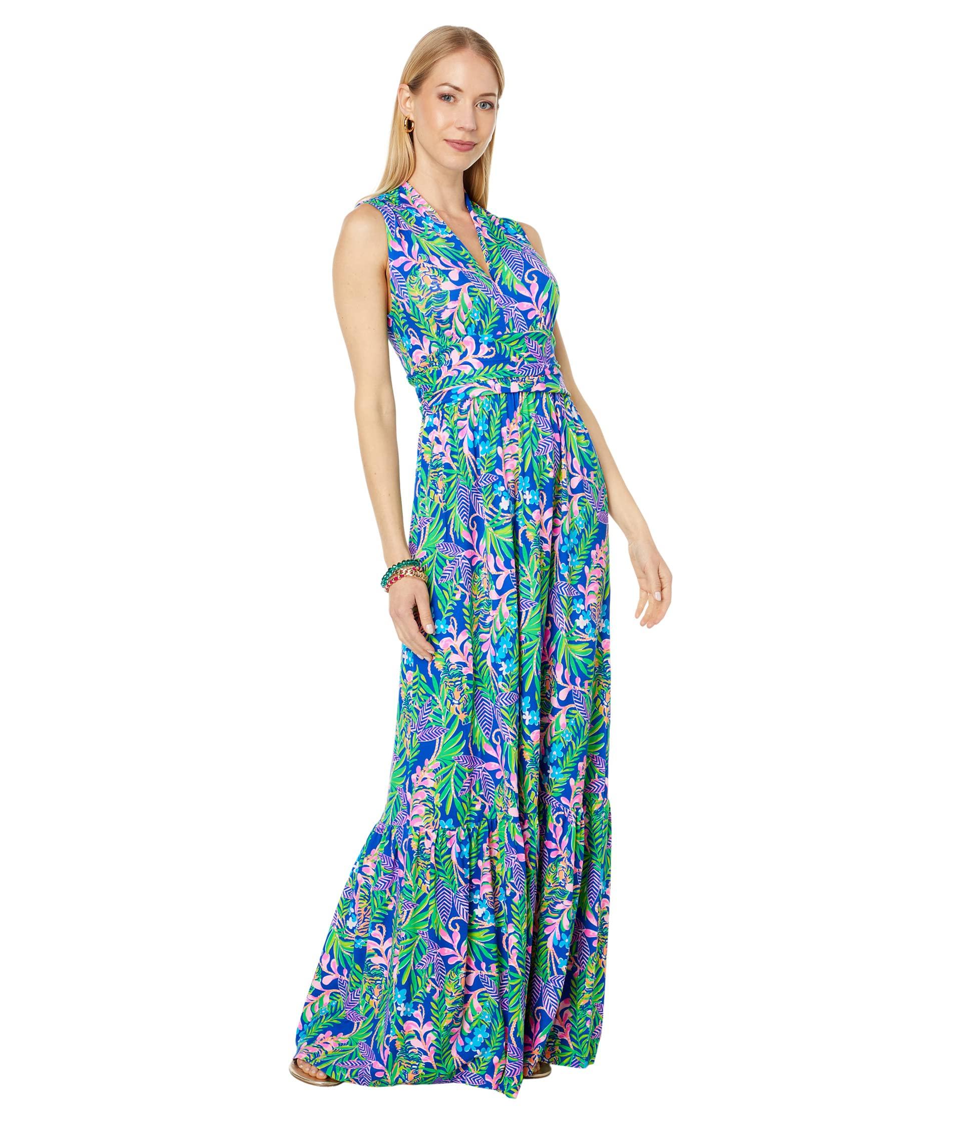 Lilly Pulitzer Pearce Maxi Dress in Blue | Lyst