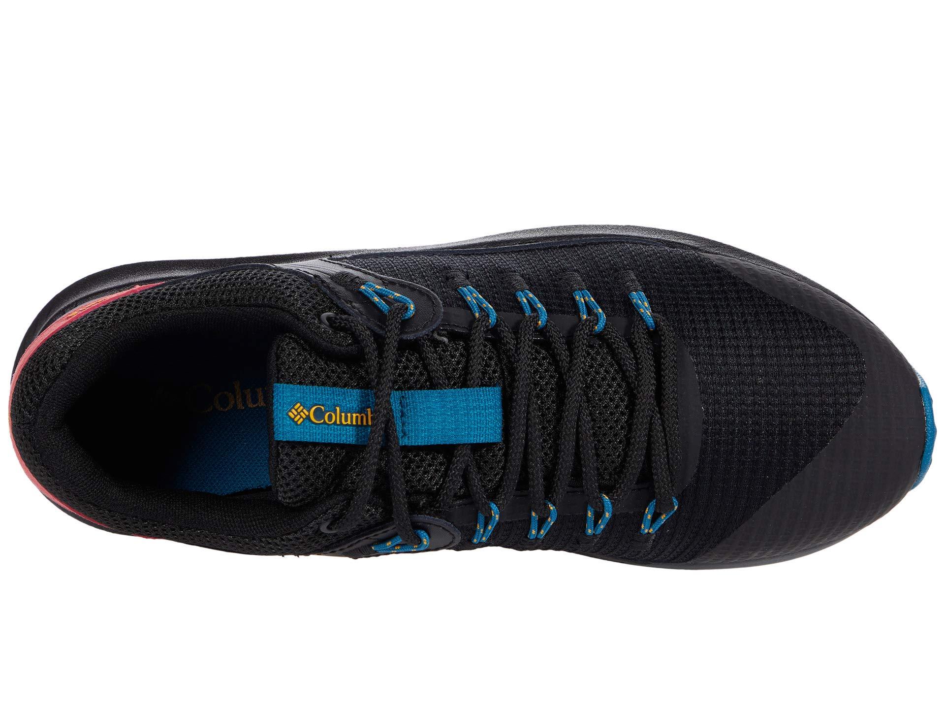 Columbia Leather Trailstorm Waterproof in Black/Bright Marigold 
