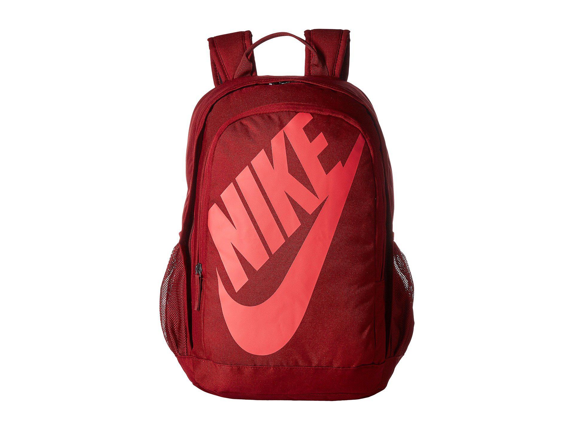 red nike hayward backpack