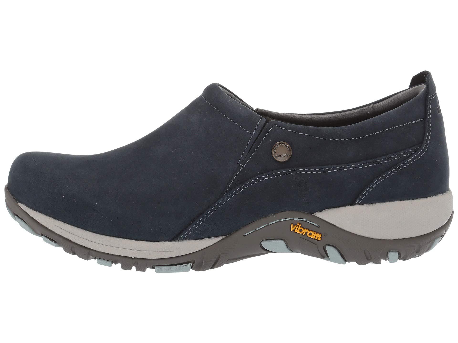 dansko patti black milled nubuck