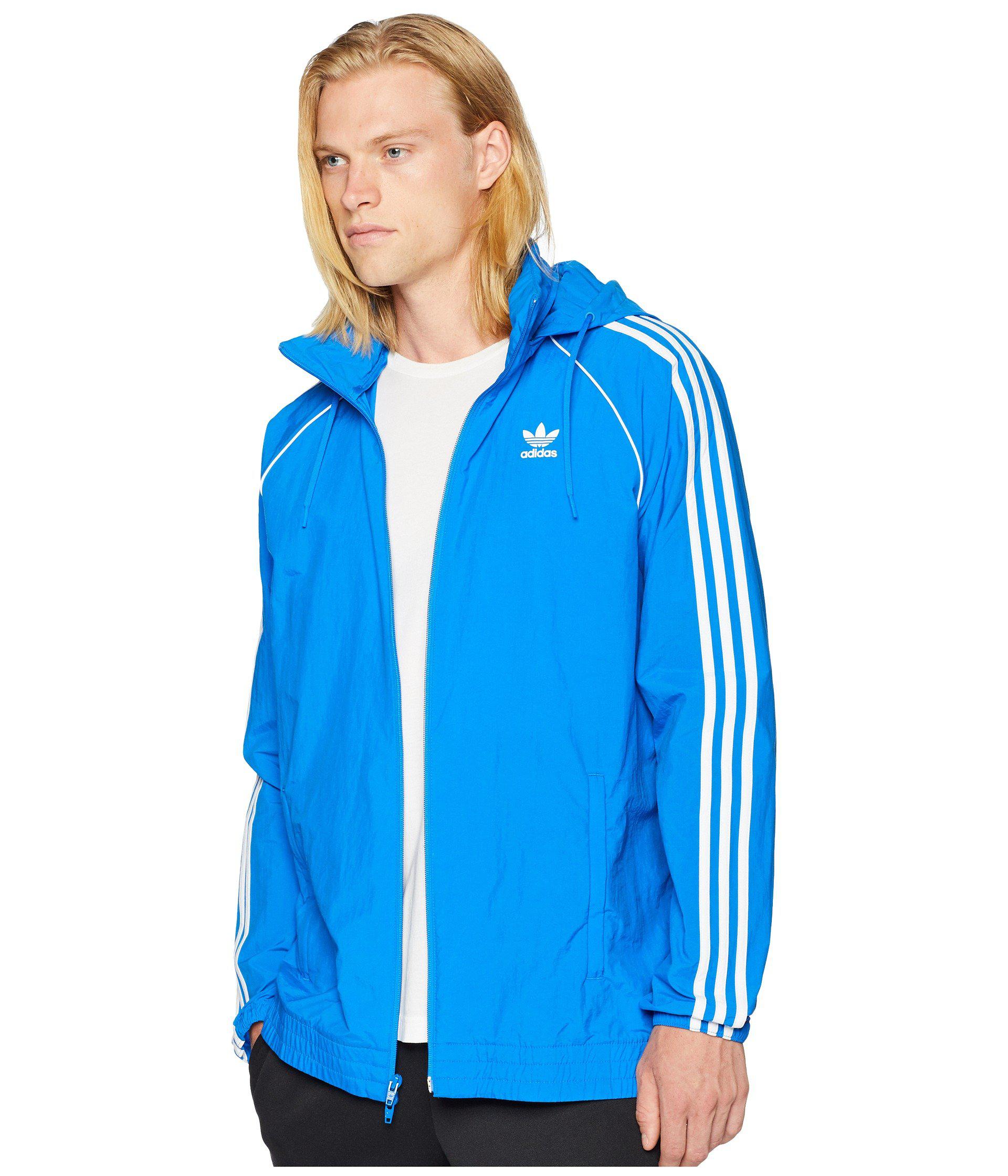 adidas Originals Synthetic Sst Windbreaker (bluebird) Coat for Men - Lyst