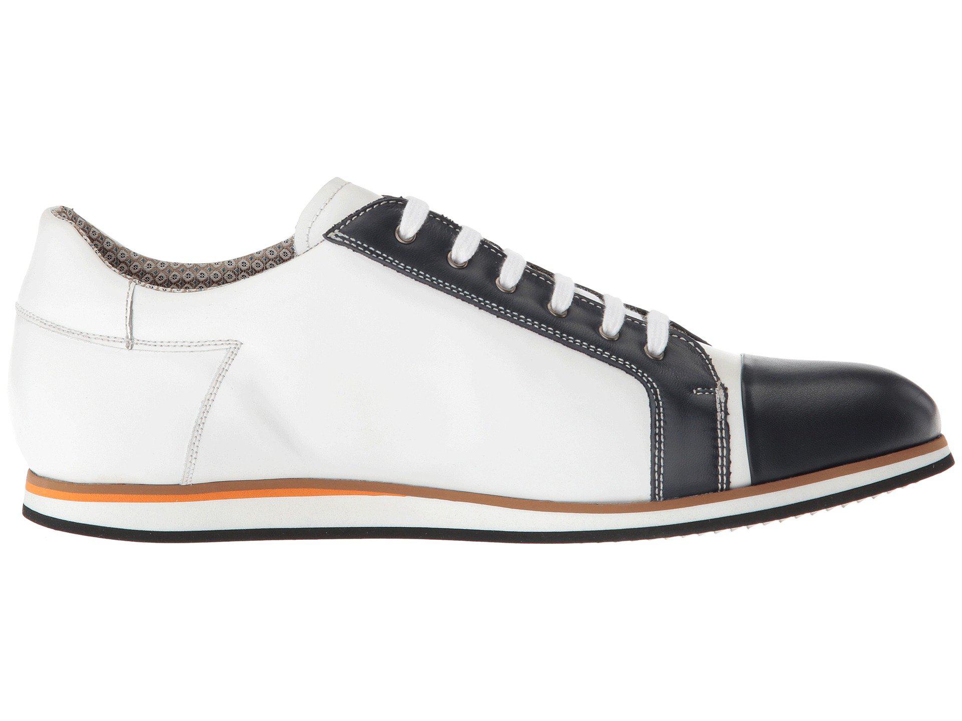 Bacco Bucci Leather Ribery (blue/white) Men�s Shoes for