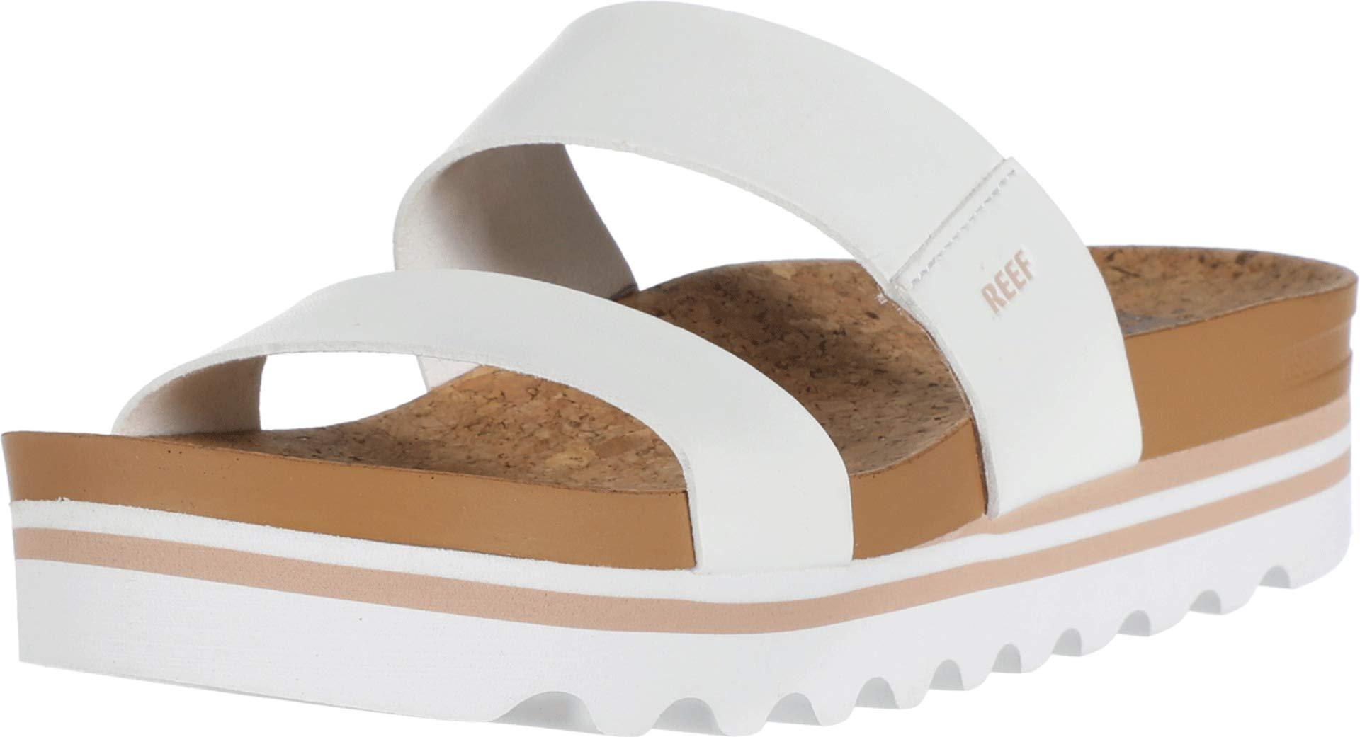 Reef Cushion Bounce Vista Hi Sandal in White - Lyst