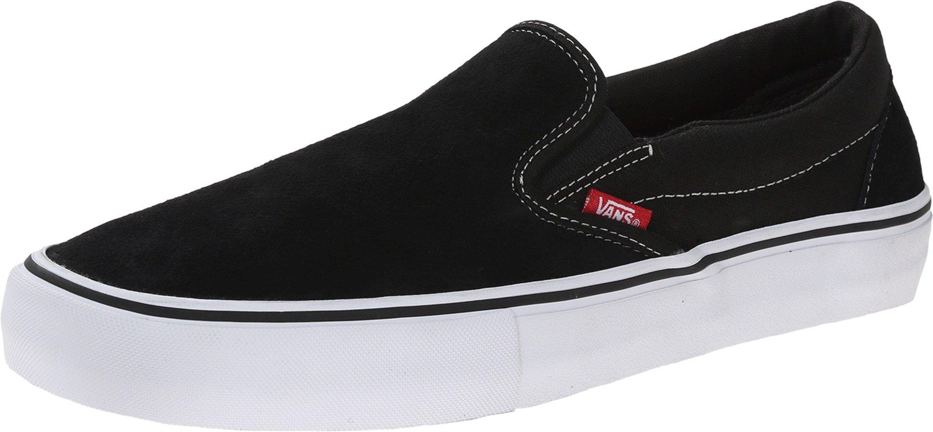 Vans Suede Slip-on Pro in Black for Men | Lyst