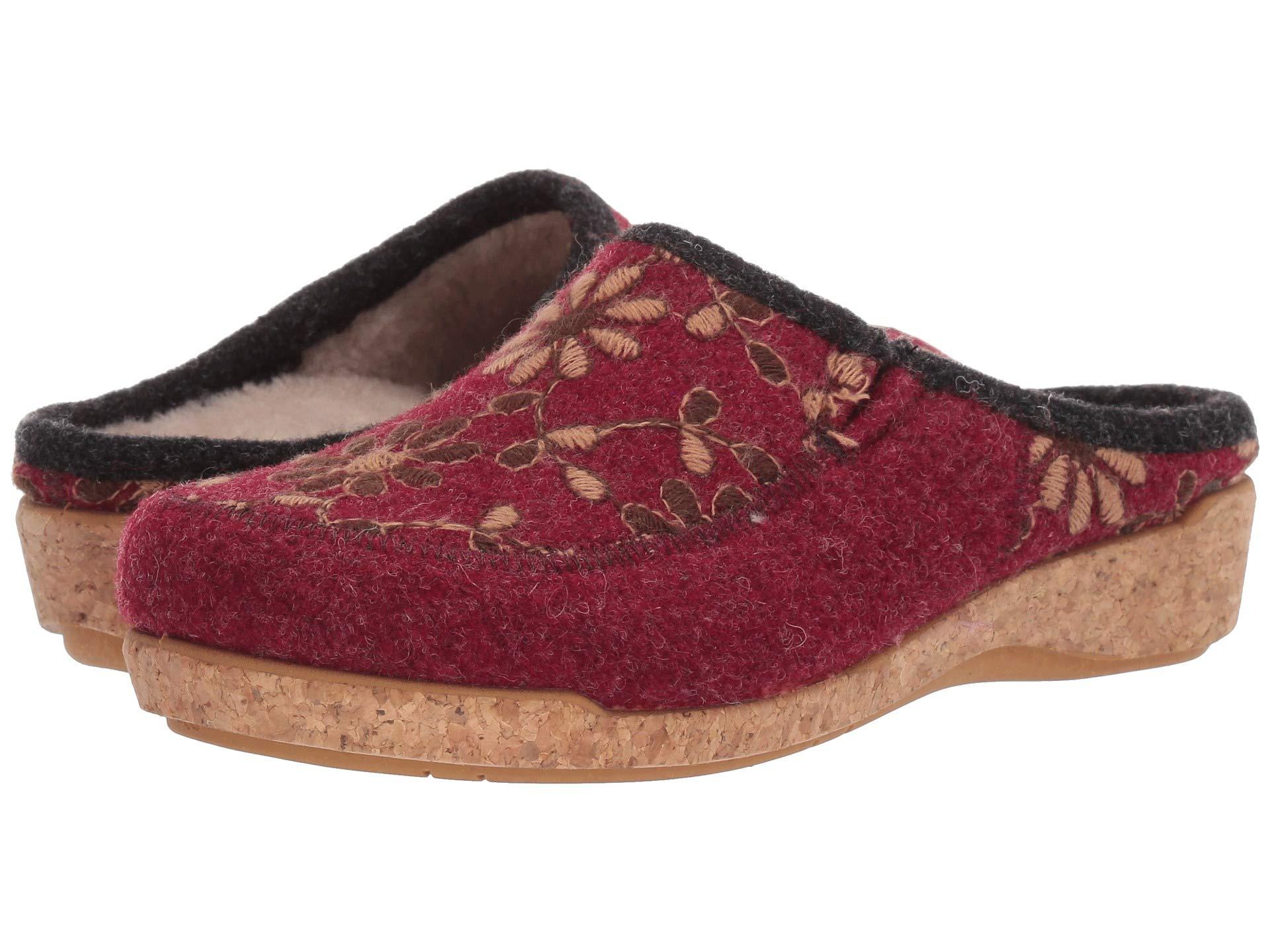 Taos Footwear Woolderness 2 Clog in Red - Lyst