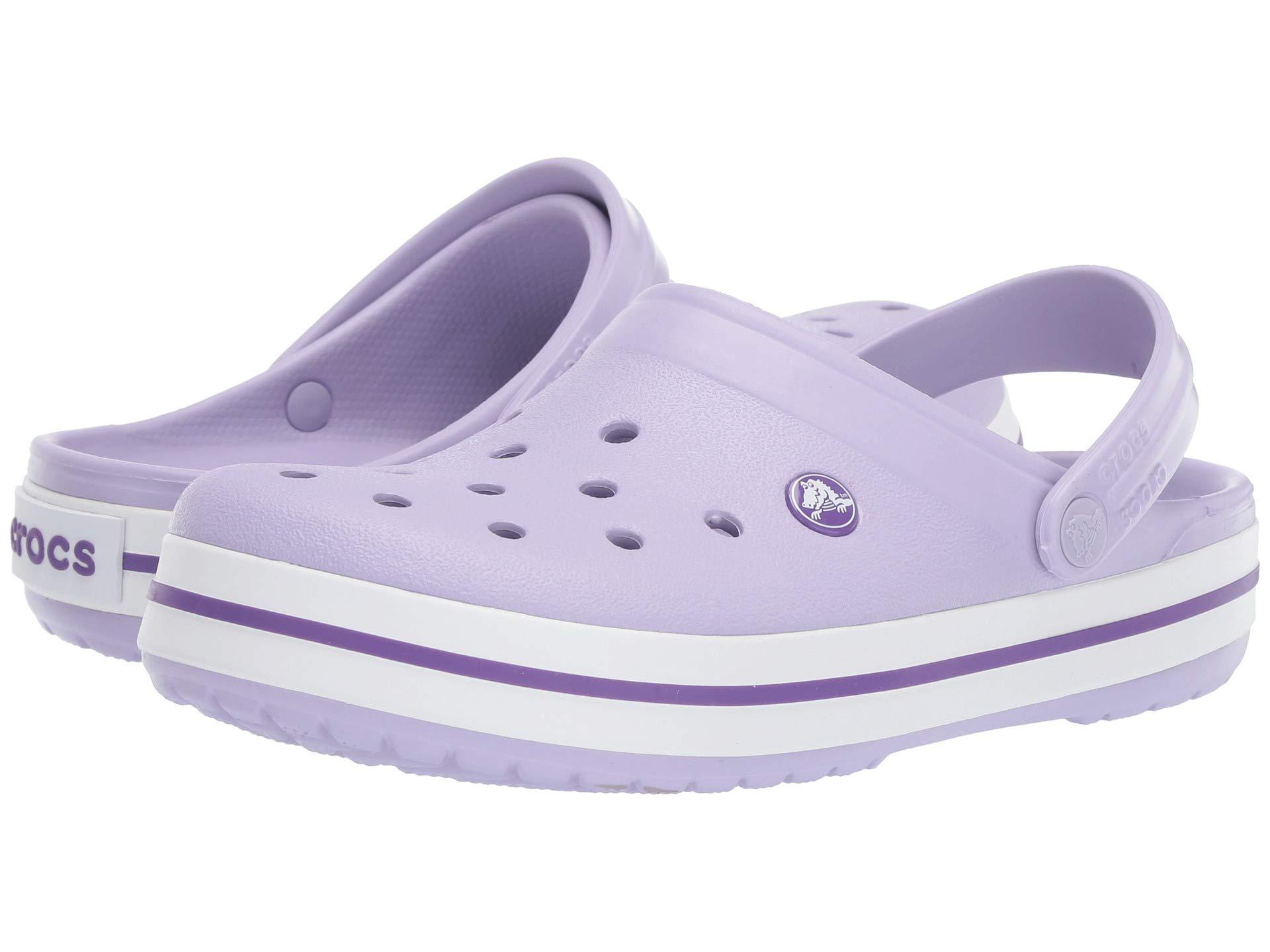 crocs light purple
