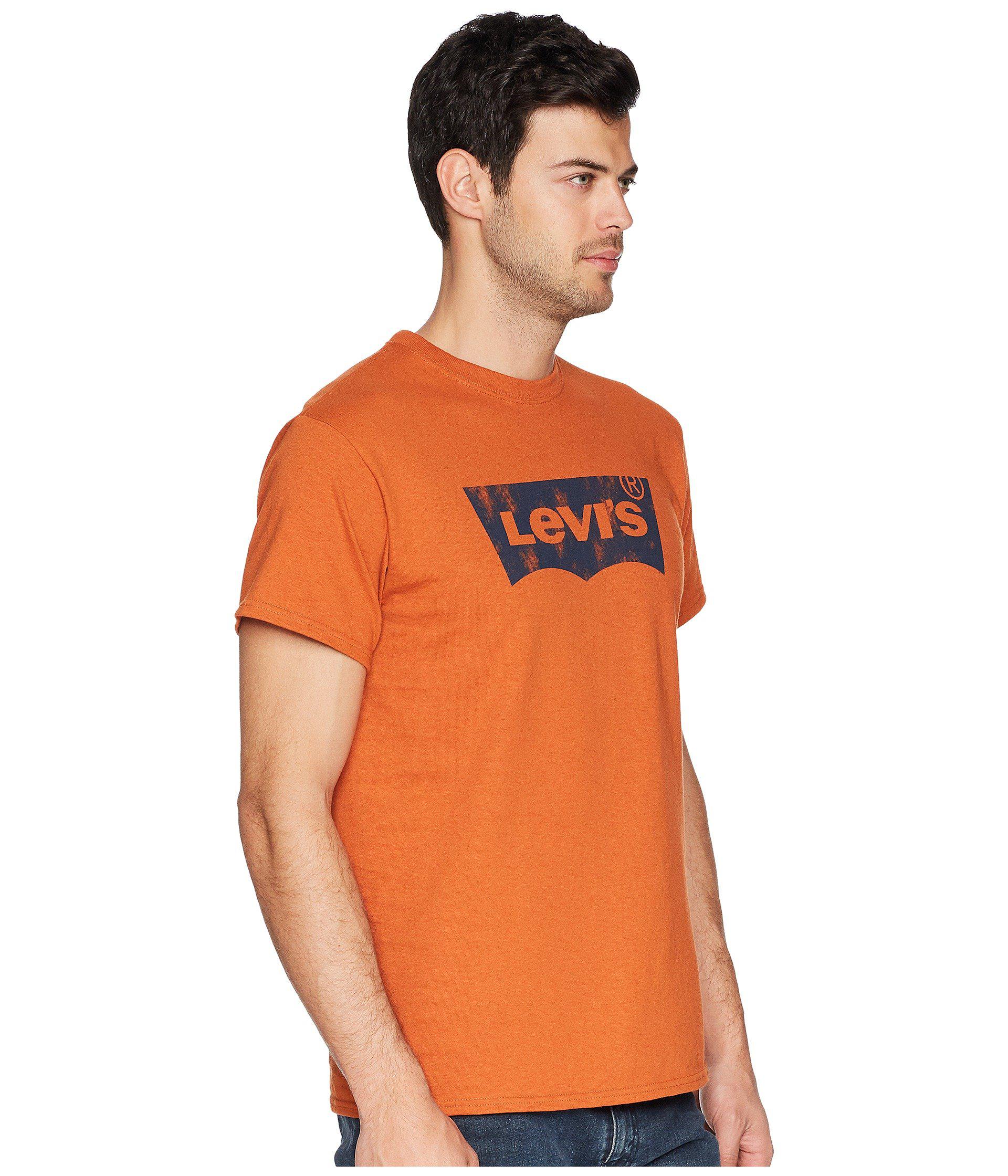 levis t shirt orange