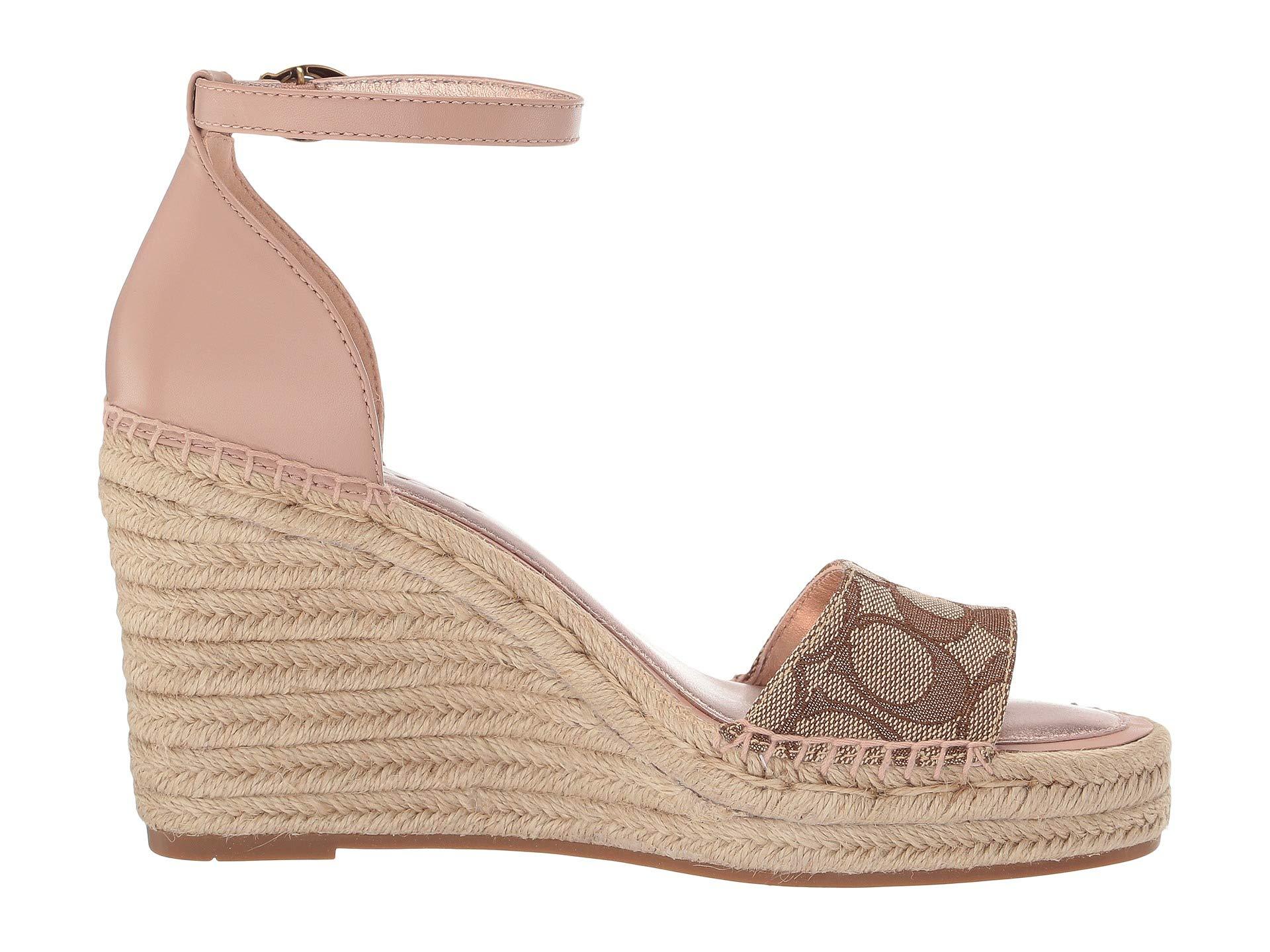 coach wedge espadrilles