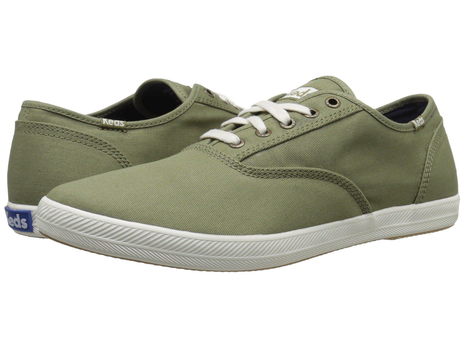 Army Twill Sneaker in Olive (Green 