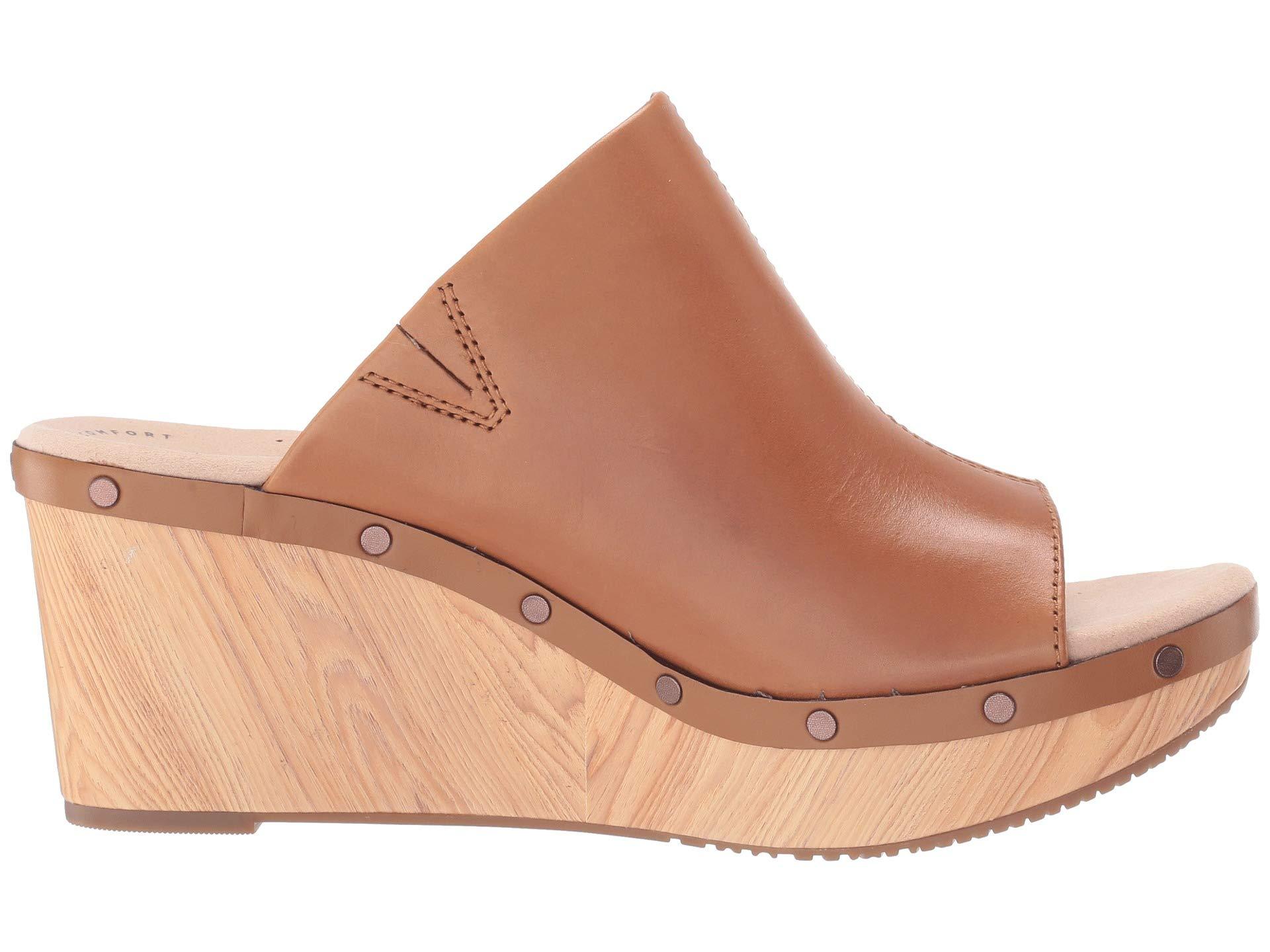 Clarks Leather Annadel Molly Wedge 