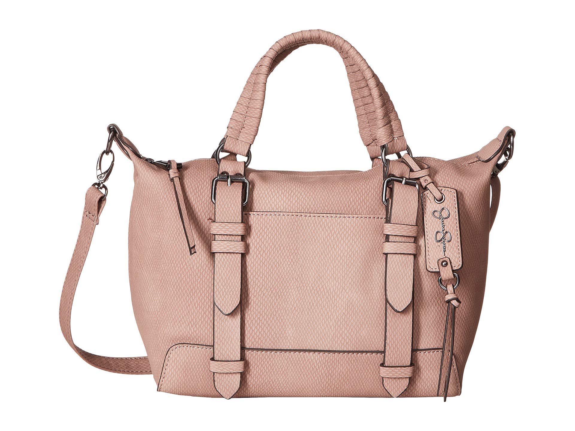 Jessica Simpson Mandy Satchel Fog Handbags In Pink Lyst