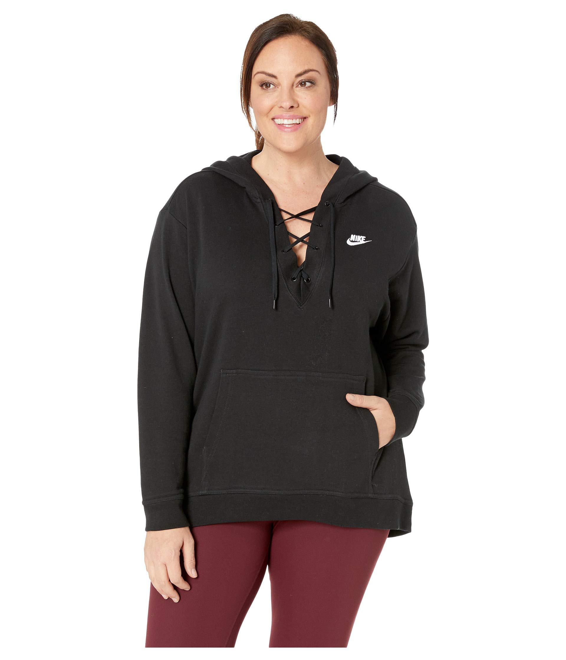 nike hoodie womens plus size