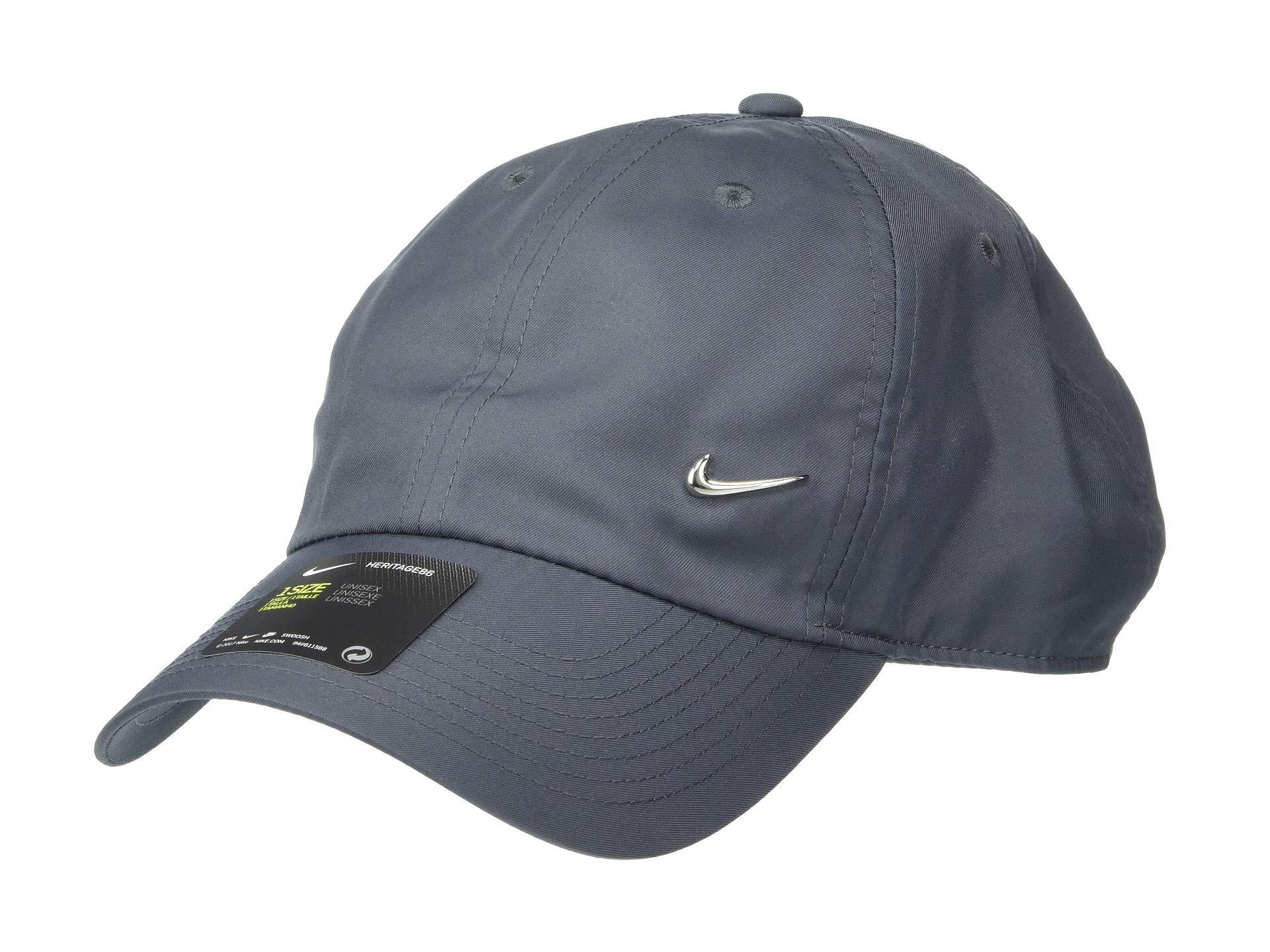Nike Metal Swoosh Cap Gray for | Lyst