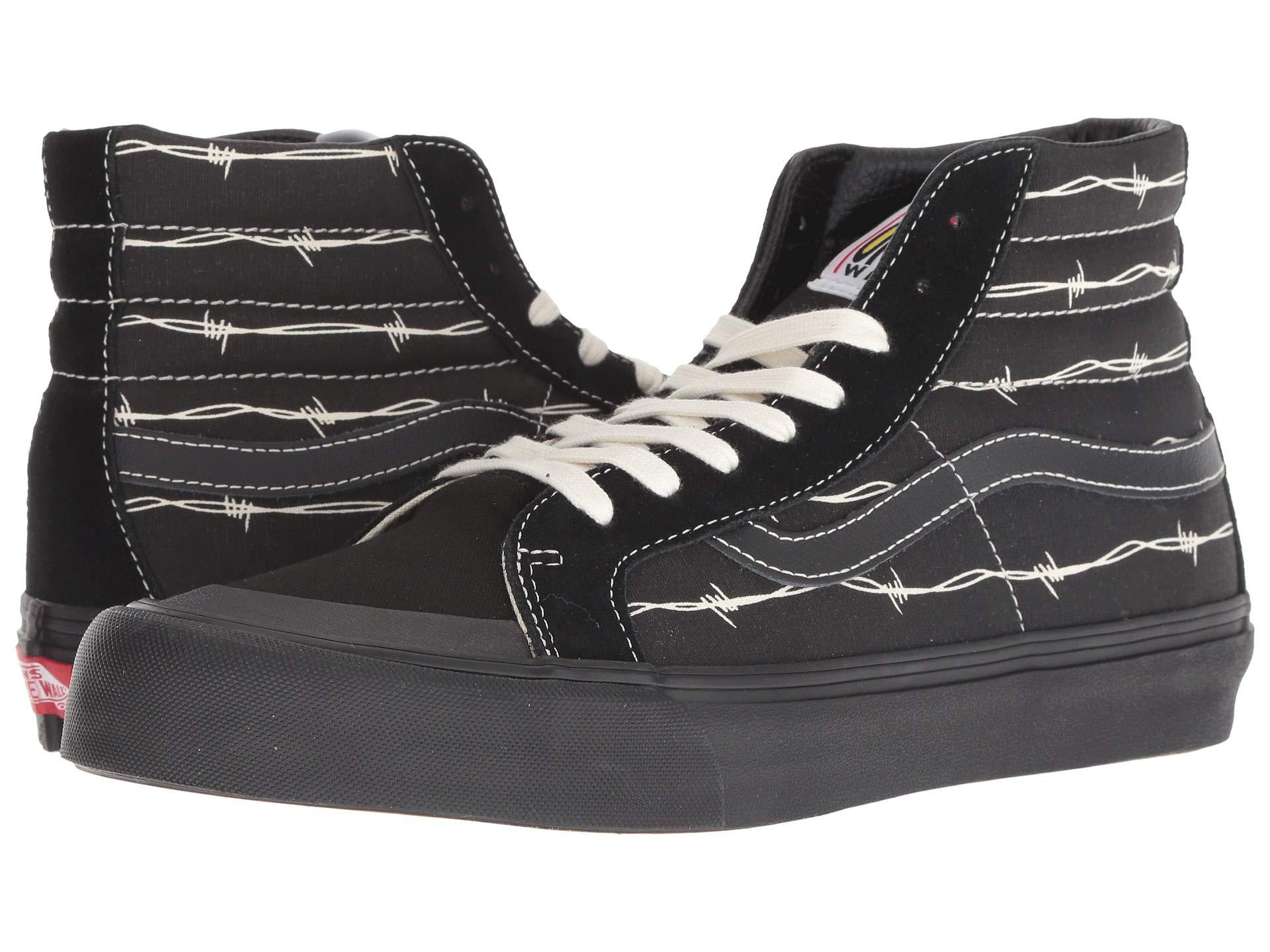 Vans Canvas Sk8hi 138 Decon Sf ((barbed Wire) Black) Men