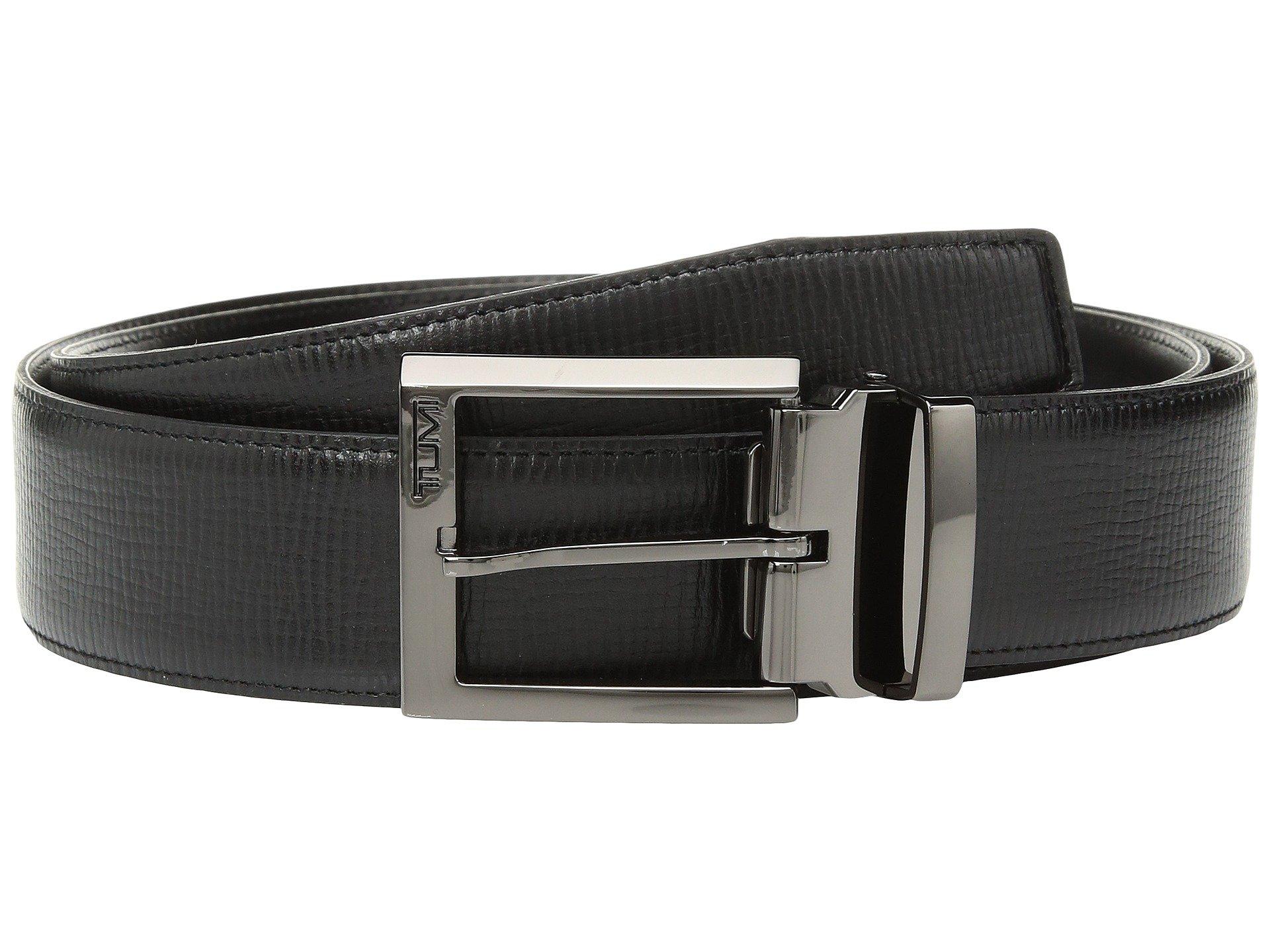 Tumi Monaco Leather Belt in Gray for Men Lyst